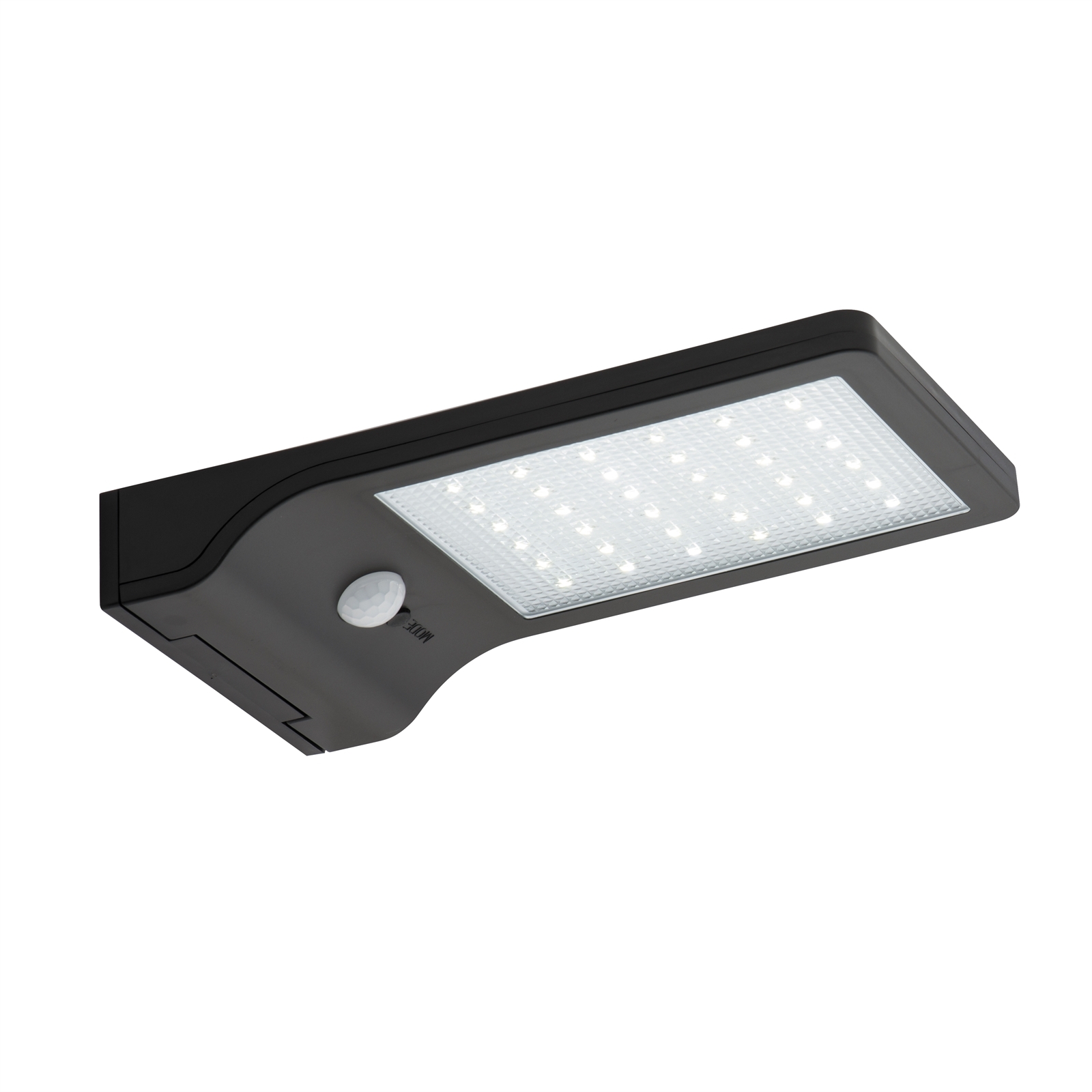 Arlec Black Ritter Sensor Solar Wall Light Bunnings Australia