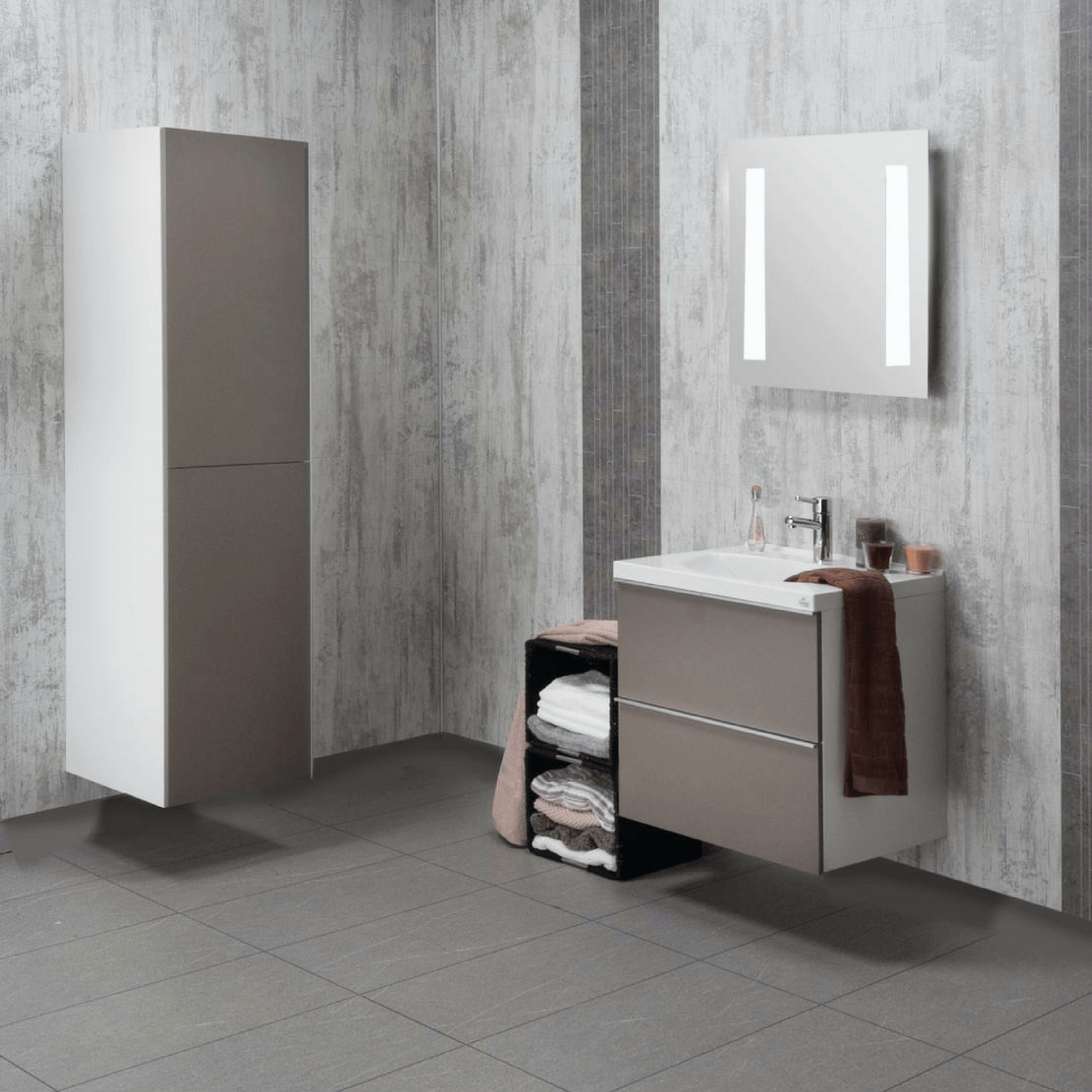 Beyond Tiles 2400 x 620mm x 10mm Shabby Chic Fibo Waterproof Wall Panel