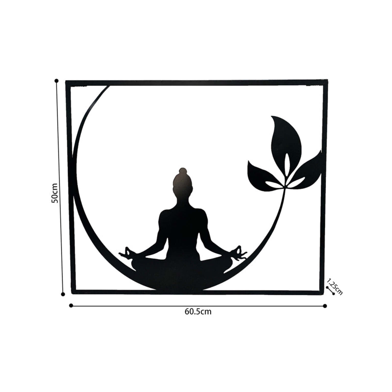 Willow & Silk Buddha Metal Indoor Wall Art Bunnings Australia