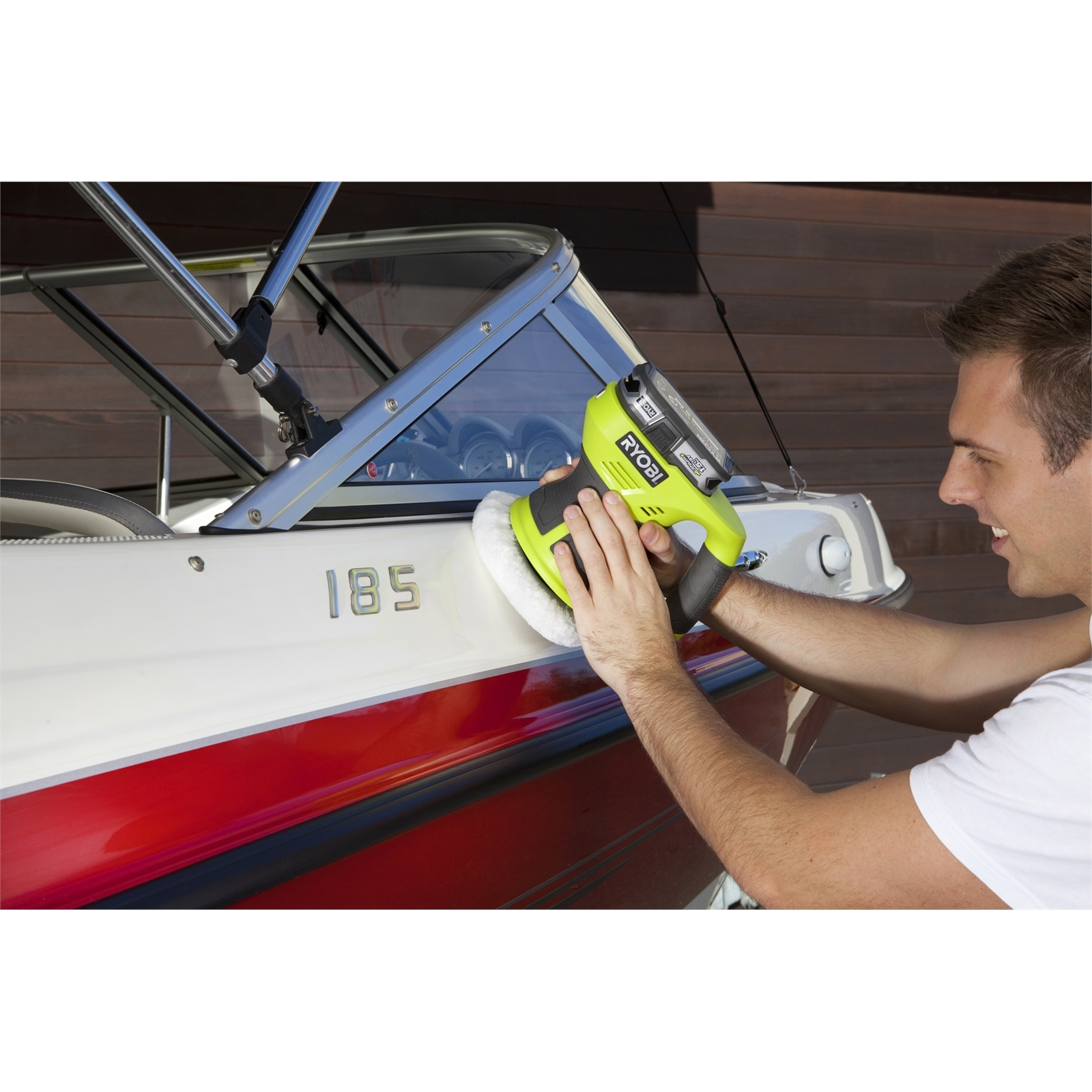 Ryobi One+ 18V Buffer And Polisher Skin Only Bunnings Australia