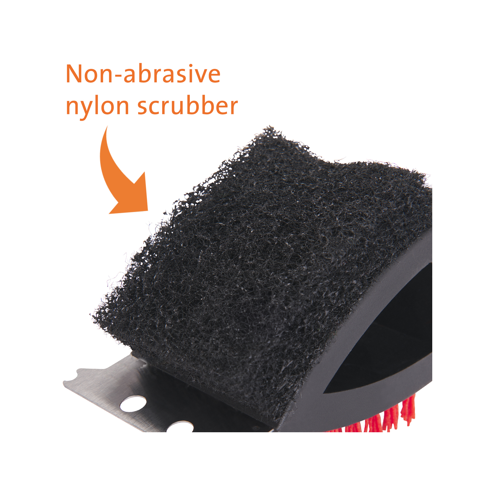 Jumbuck 3In1 BBQ Cleaning Tool Nylon Long Grill Brush Bunnings New Zealand