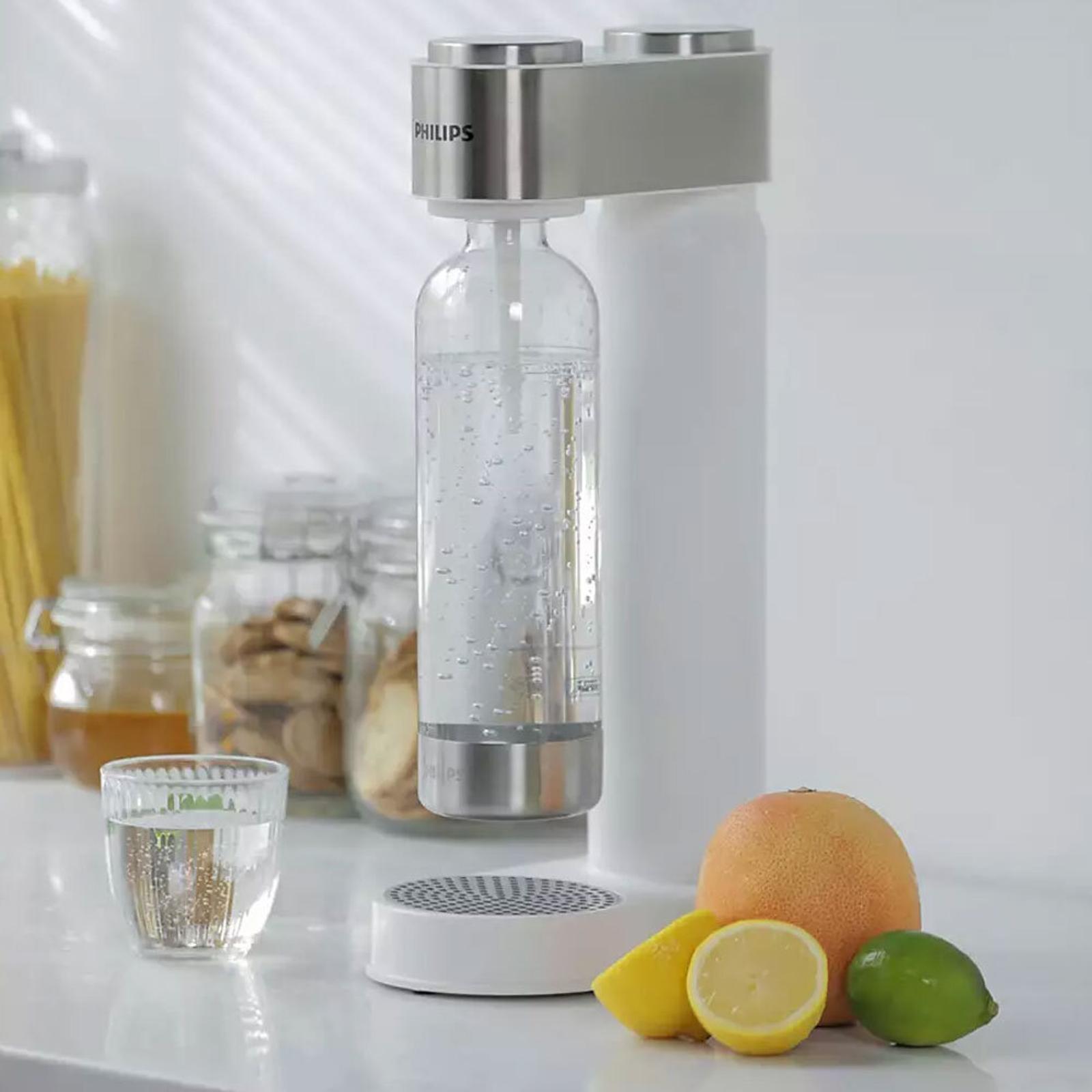 Philips GoZero Soda/Fizzy Sparkling Water Maker w/ 1L Carbonating