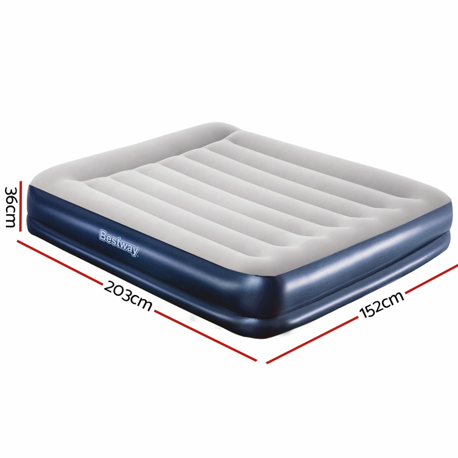 Bestway Air Bed Beds Mattress Premium Inflatable Builtin Pump Queen
