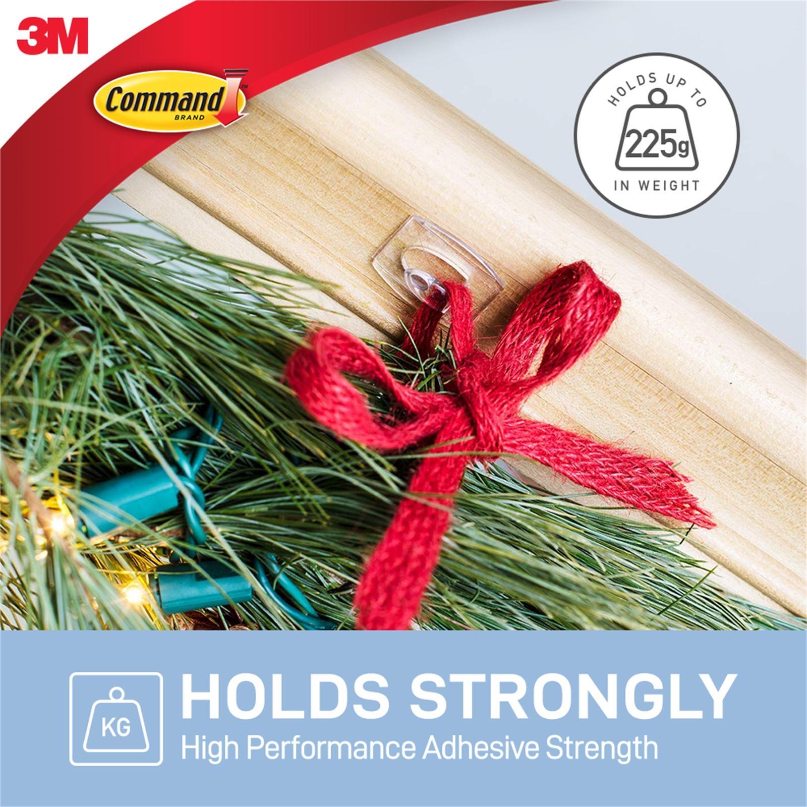 Command Mini Clear Adhesive Hooks 6 Pack Bunnings Australia