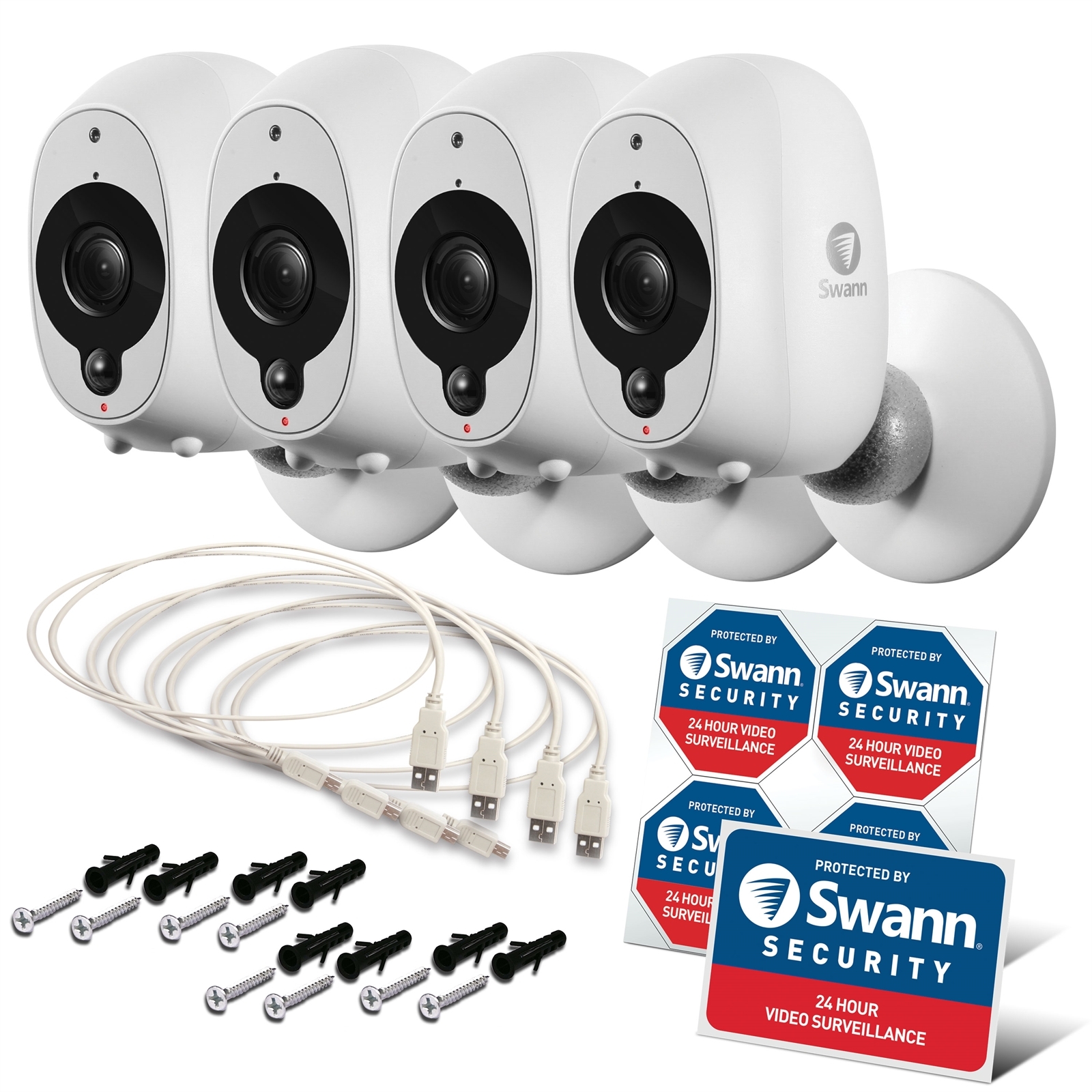 Swann 1080p Wire Free Smart Security Camera With True Detect Heat