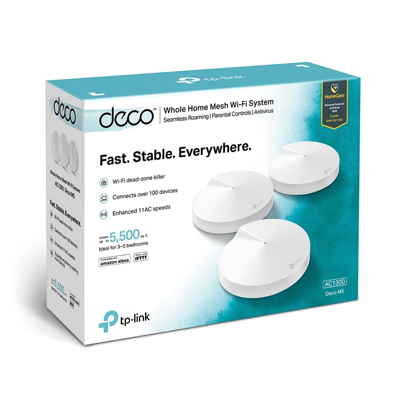 TP LINK AC1300 Whole Home Mesh WiFi System 3 Pack Bunnings