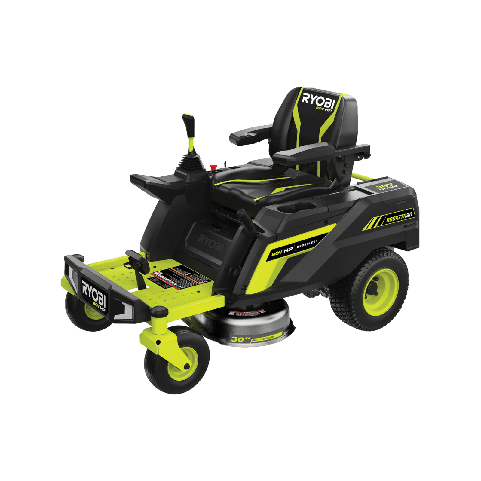 Ryobi 80V HP™ 30” Lithium Zero Turn Ride On Mower Bunnings Australia