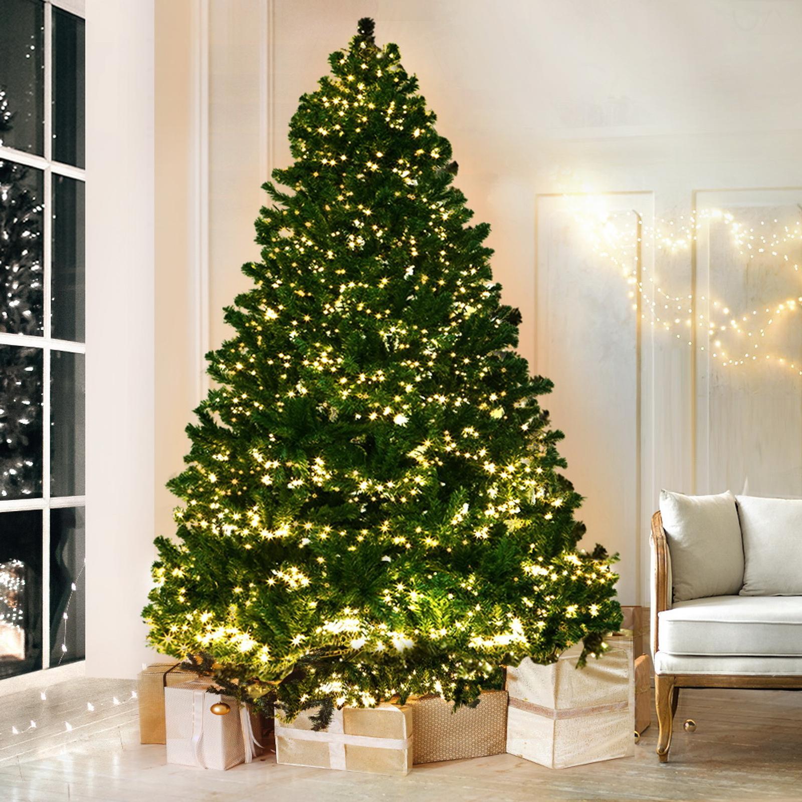 Jingle Jollys Christmas Tree 1.8M 6FT LED Light Pre Lit Green