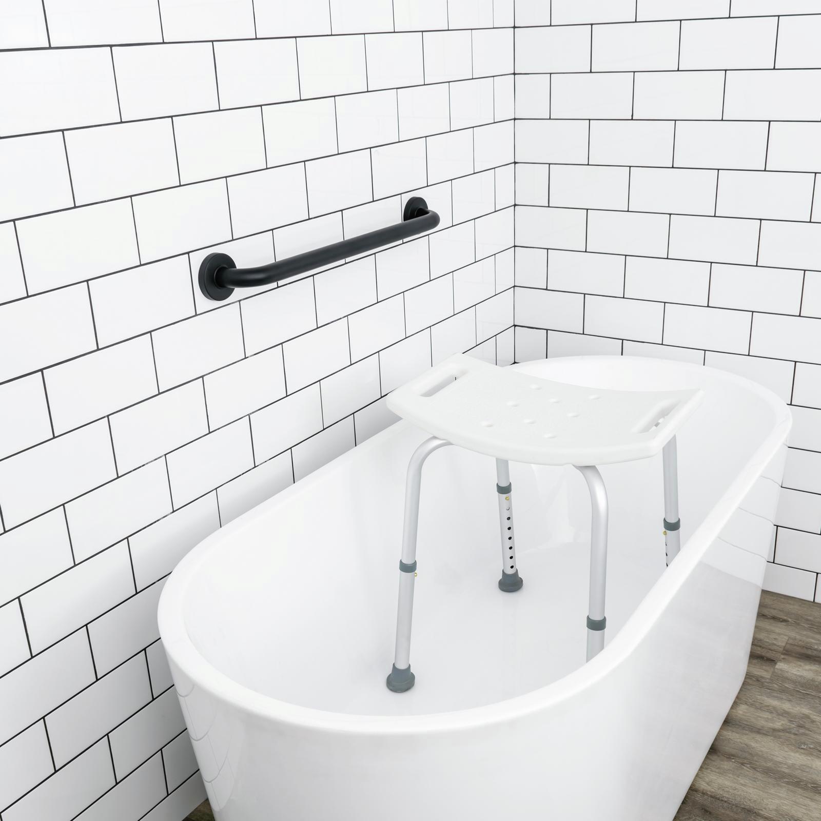 evekare Freestanding Height Adjustable Bath/Shower Seat Bunnings