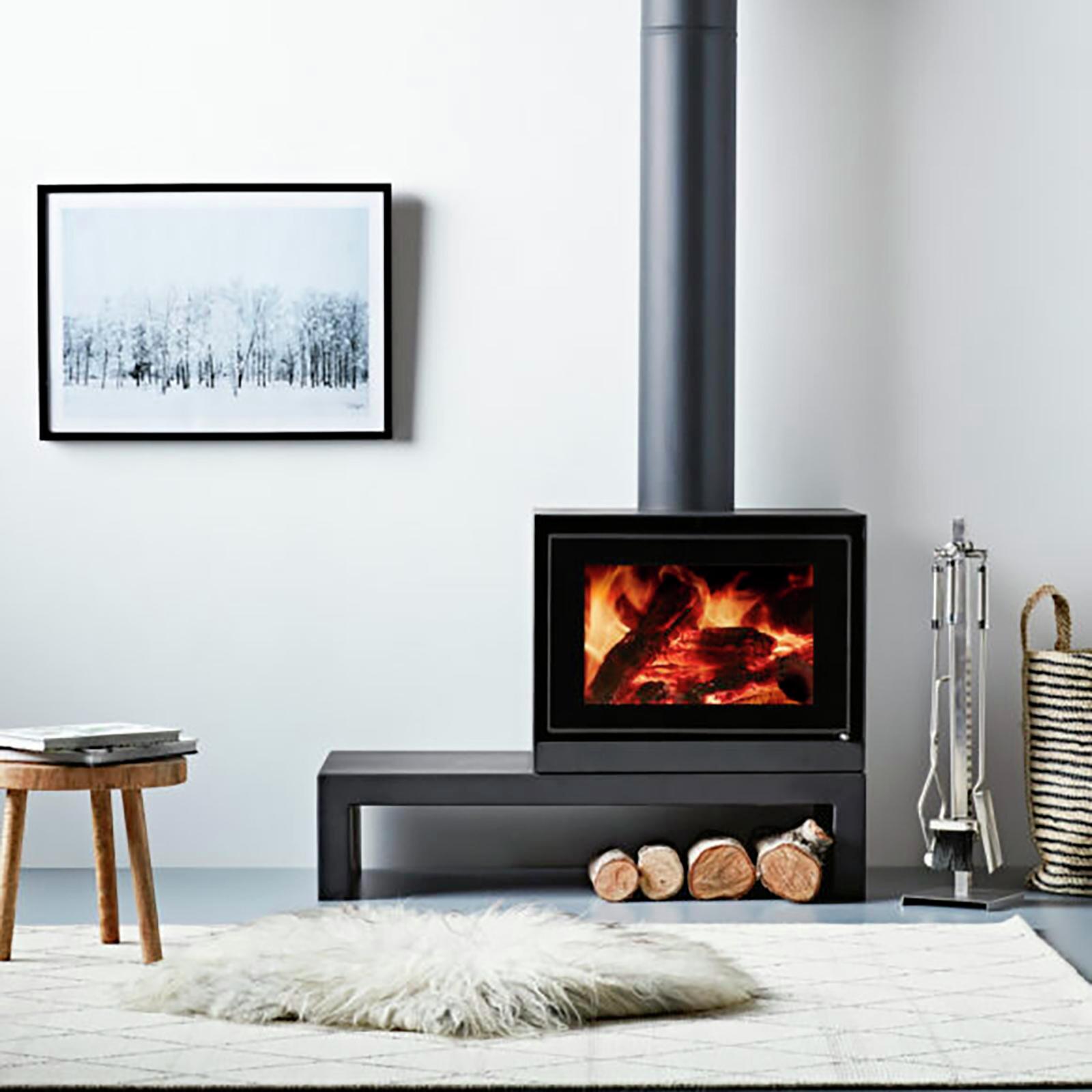 Scandia Styliste Freestanding Plinth Black Styliste 10 Bunnings