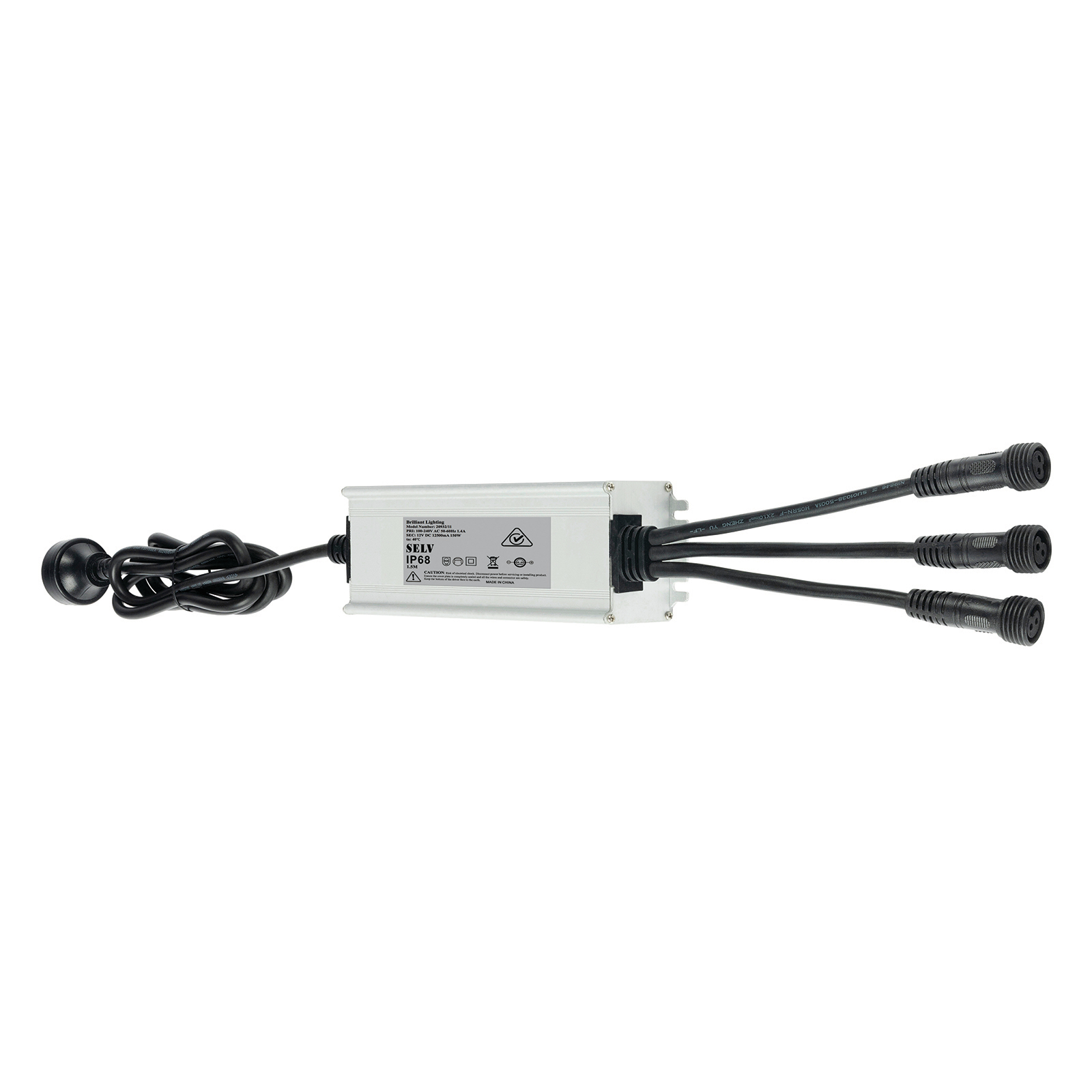 Brilliant Lighting 12V 150W D.I.Y. DC Universal LED Garden Transformer