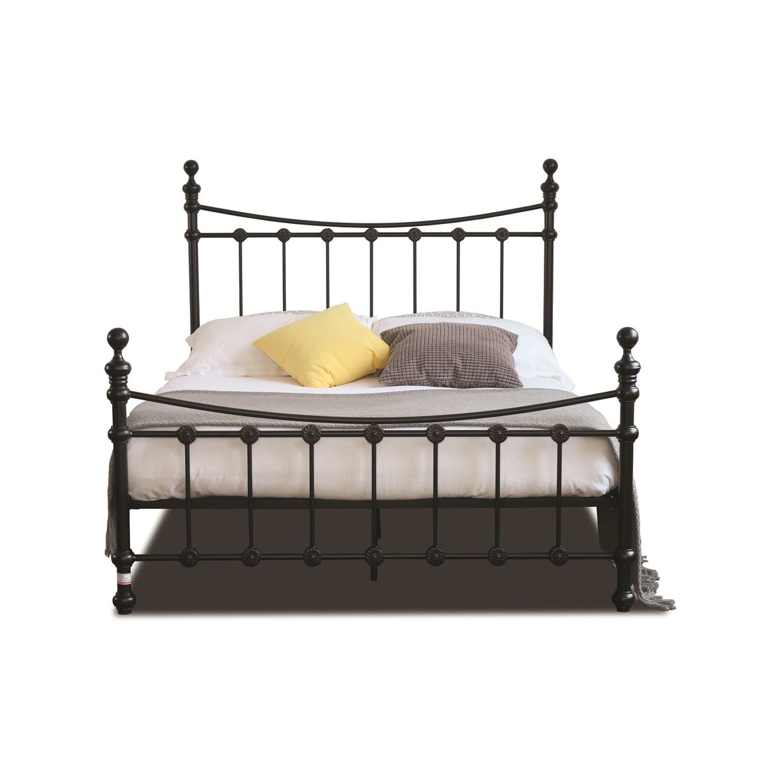 Istyle Modern Classic Julia Queen Metal Bed Frame Black Bunnings