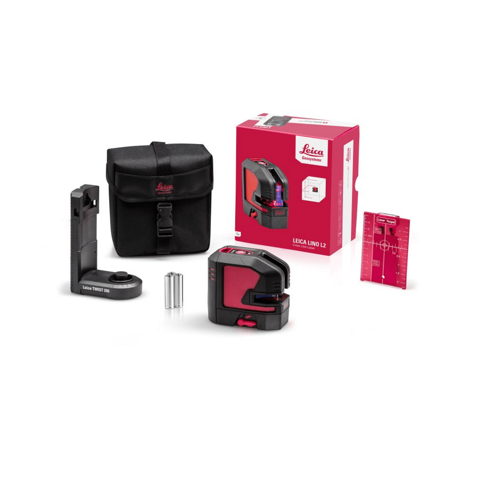 Leica L2s Red Cross Line Geosystems Level Laser Bunnings Australia