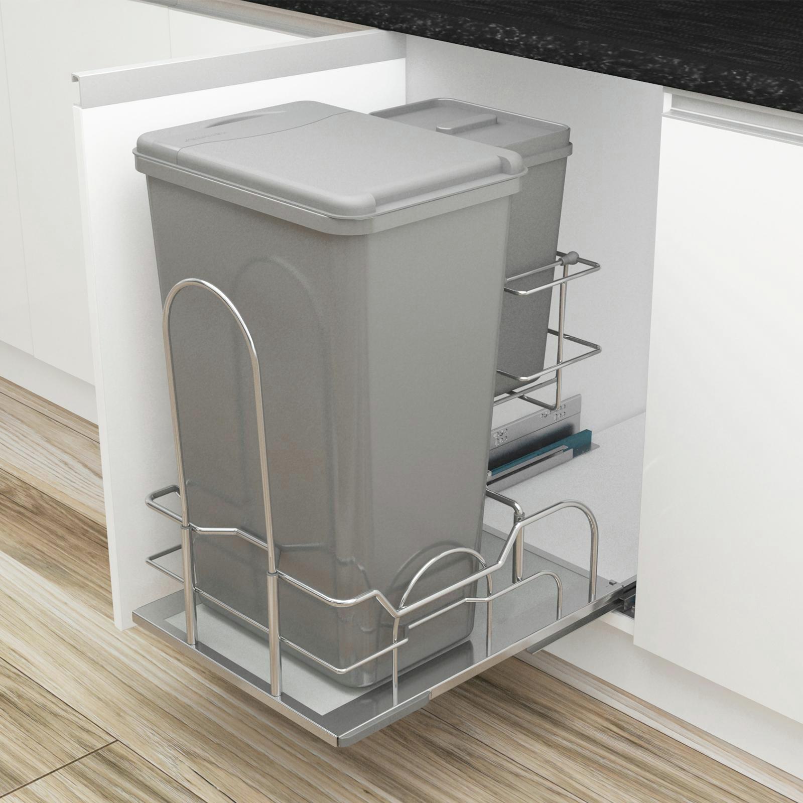 RevAShelf Single Waste Pull Out with 30L Bin Bunnings Australia