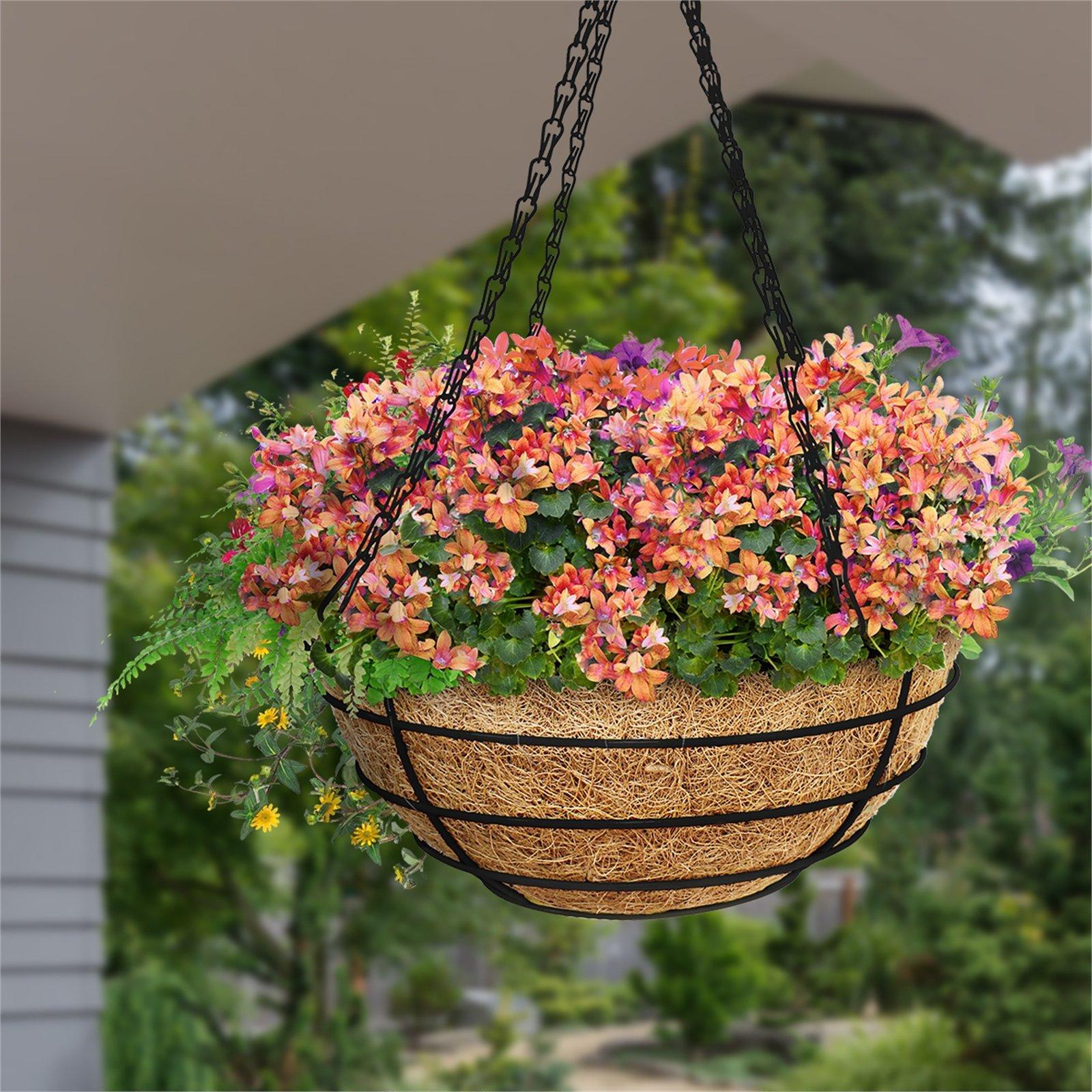 Whites 35cm Black Granada Hanging Basket Bunnings New Zealand