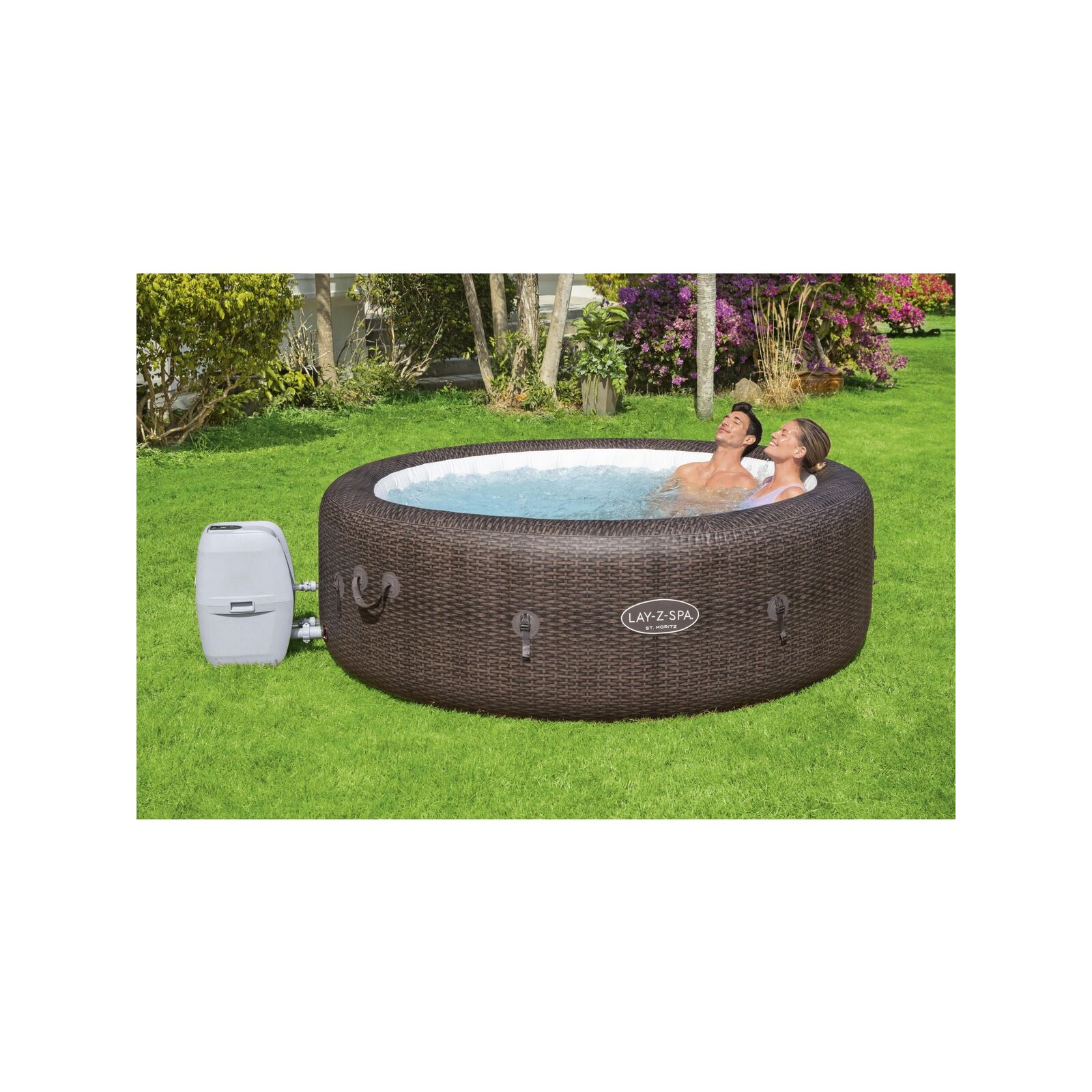 Bestway 216 x 71cm LayZSpa St Moritz Airjet Inflatable Spa Bunnings