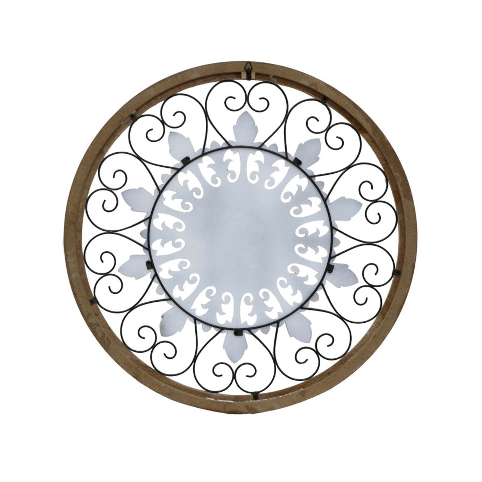 XL Decorative Fleur Moulded Round Indoor Wall Art Bunnings Australia