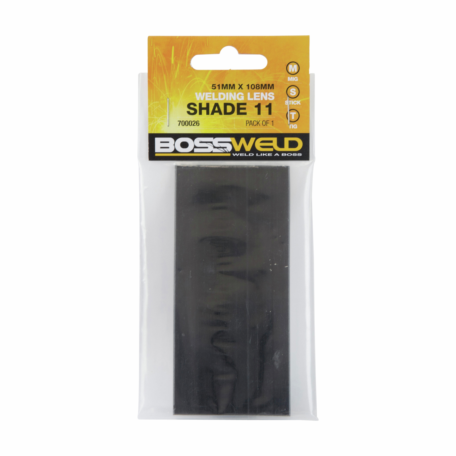 Bossweld 51 x 108mm Shade 11 Welding Lens Bunnings New Zealand