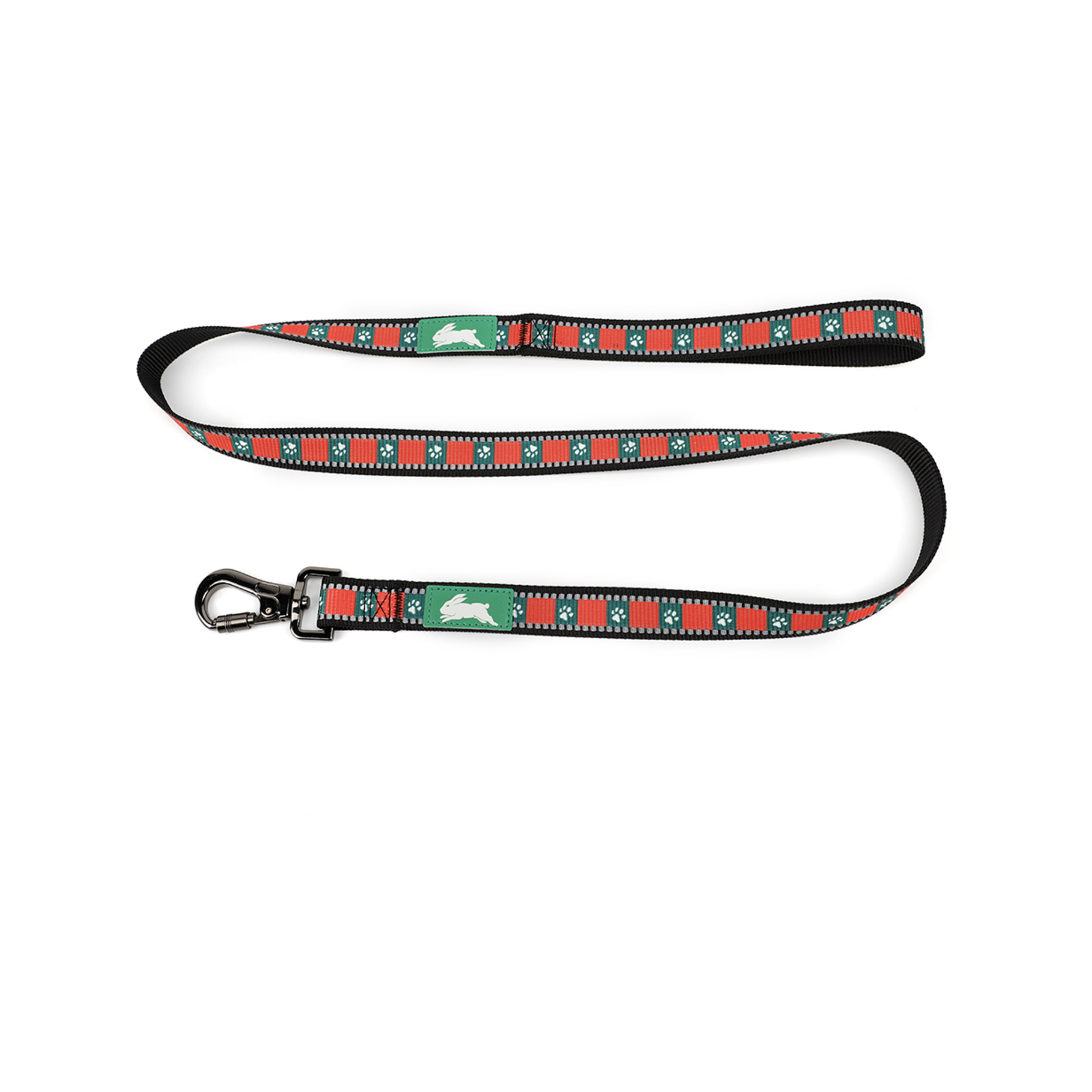 NRL South Sydney Rabbitohs Pet/Dog Walking Lead 120cm Leash Bunnings