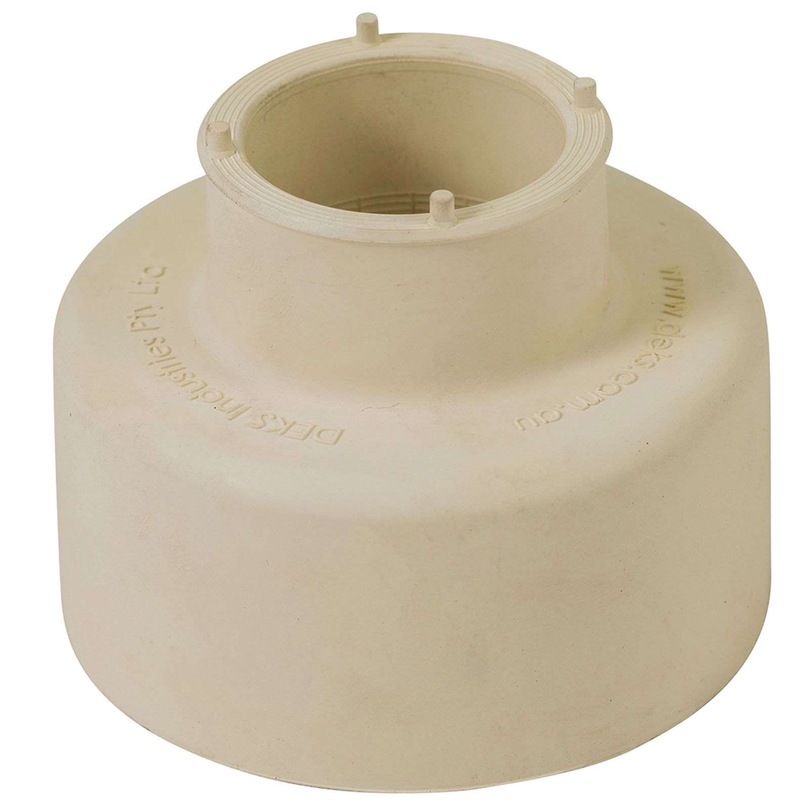 Deks 40mm White Rubber Pan Cone Bunnings Australia
