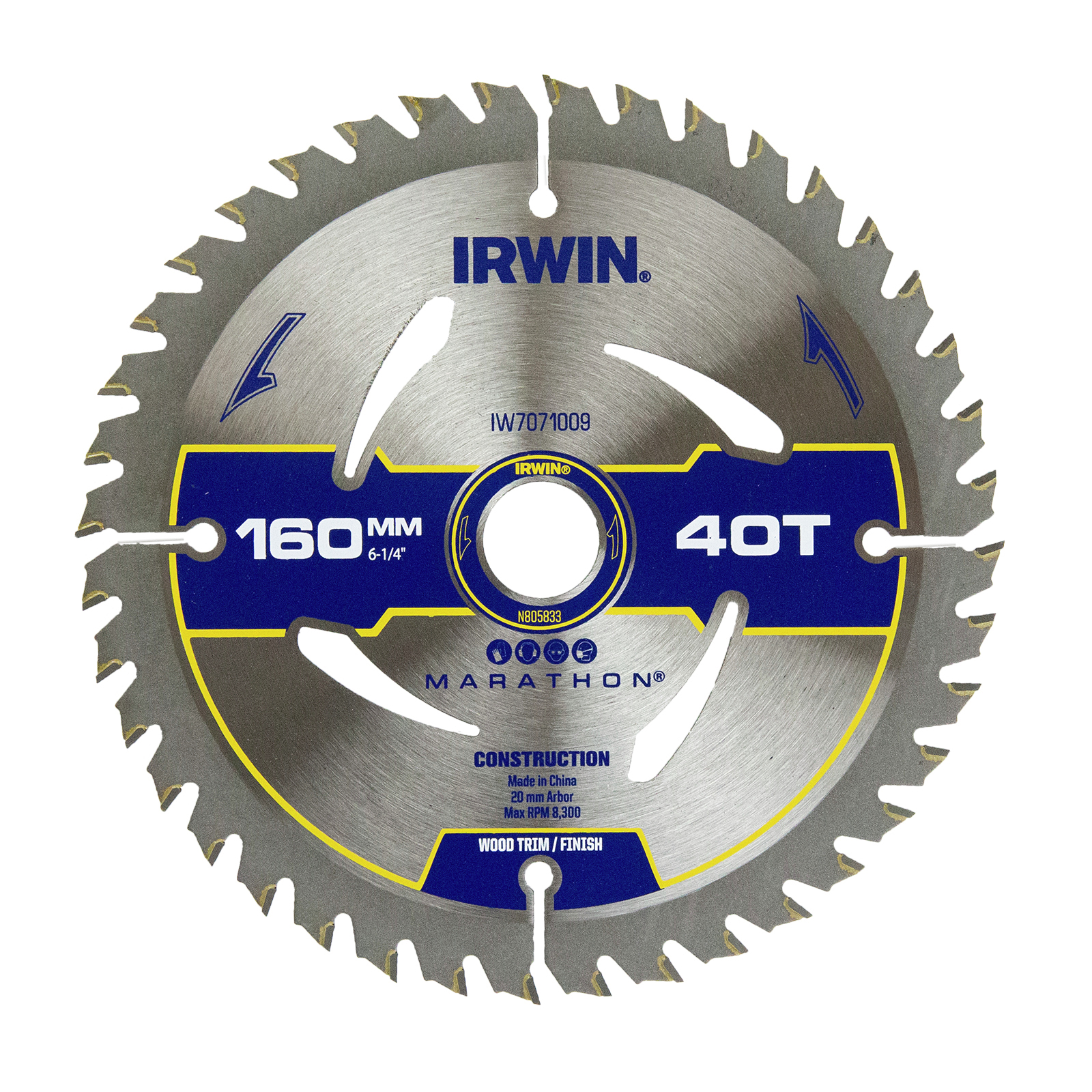 IRWIN 160mm 40T Marathon Circular Saw Blade Bunnings New Zealand