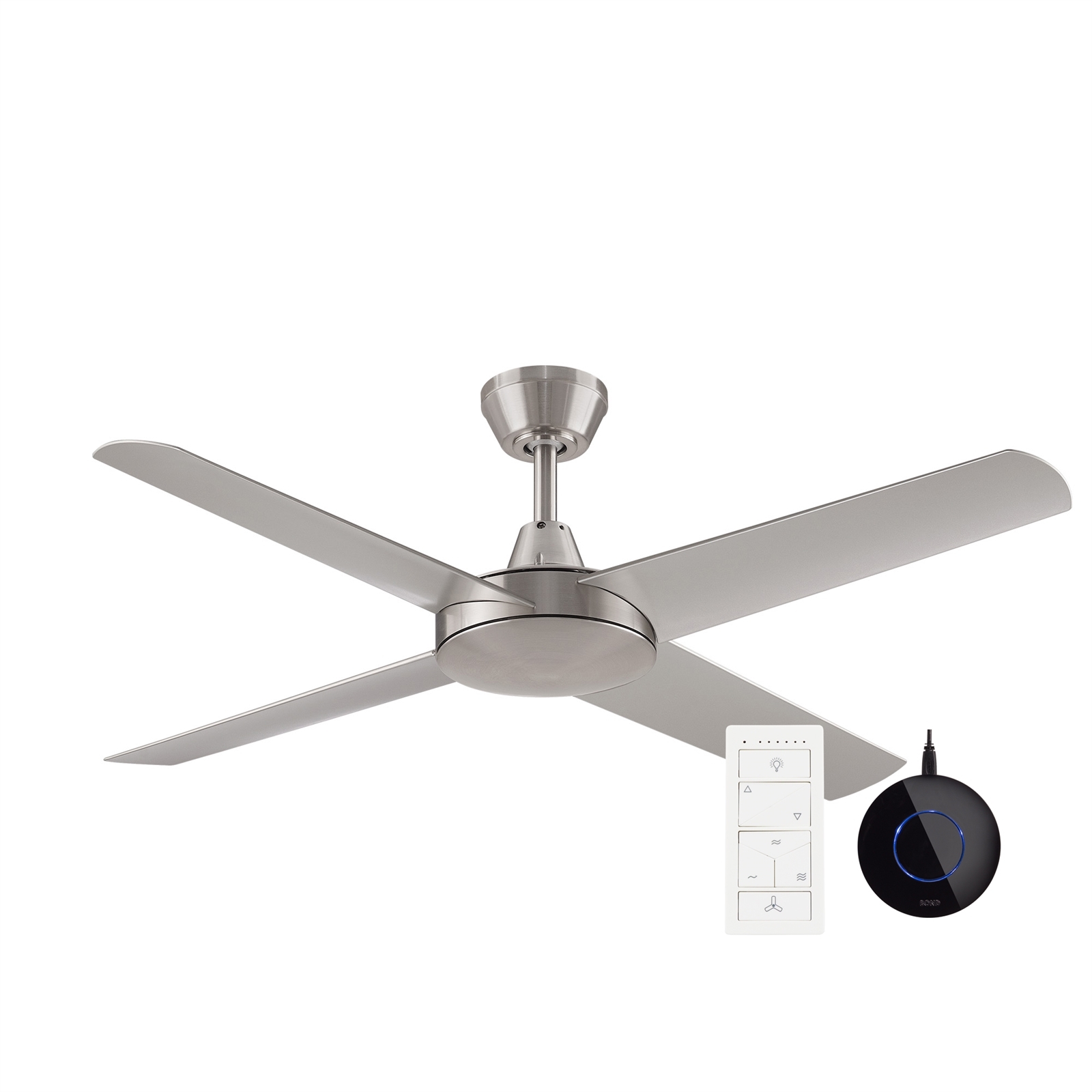 ThreeSixty Aspire Nickel Ceiling Fan with Remote and Wifi Control