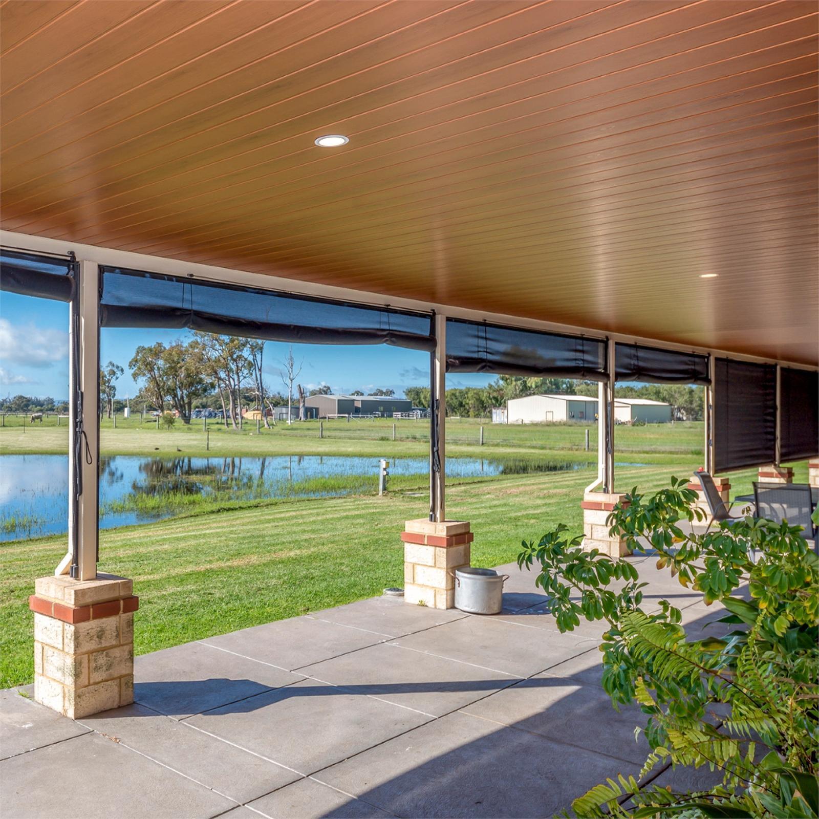 QuickBoard™ 250 x 7.5mm 4.8m Ceiling Lining Board Cherry Composite VJ