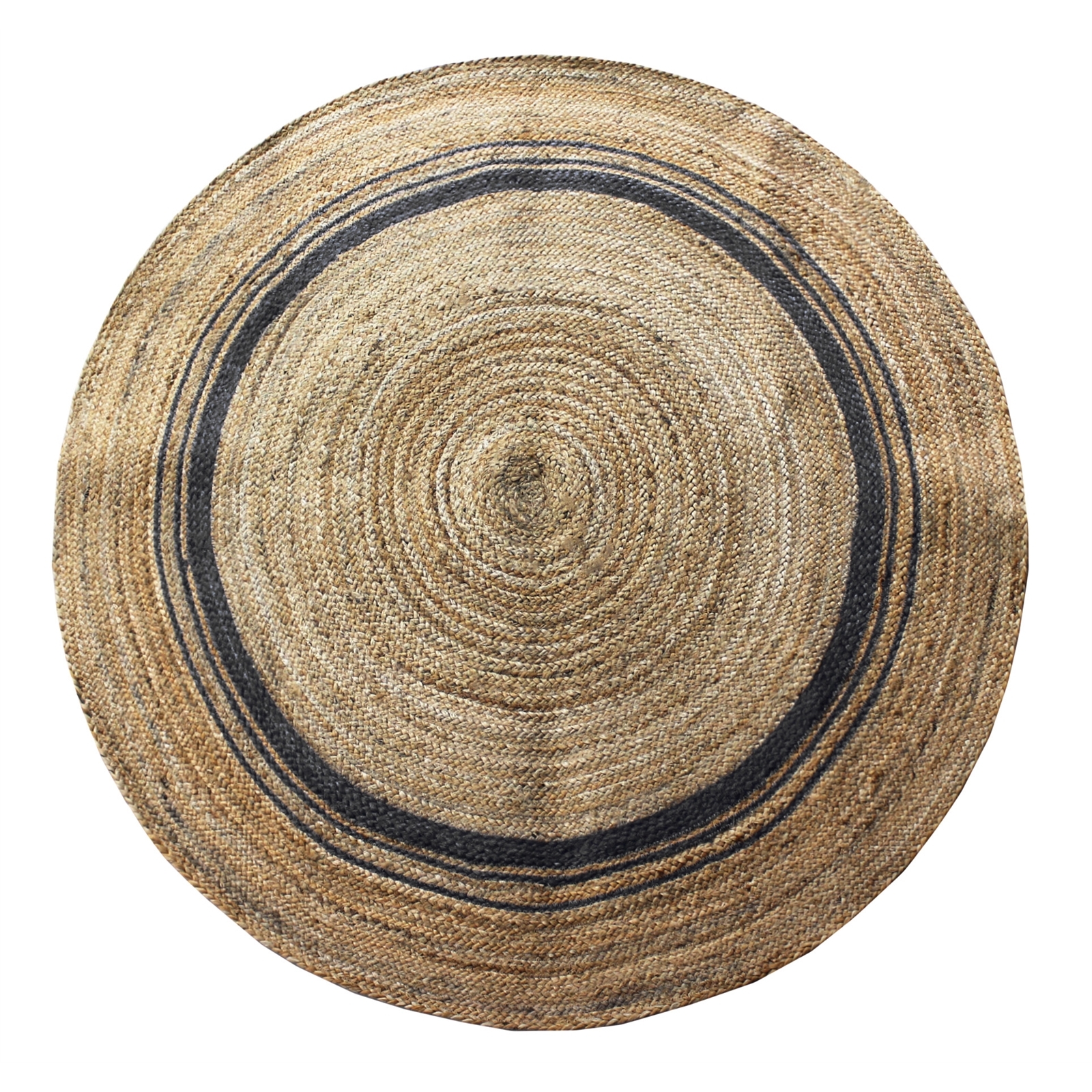 Home Bazar 120 x 120cm Grey Miss Saigon Round Jute Rug Bunnings Australia