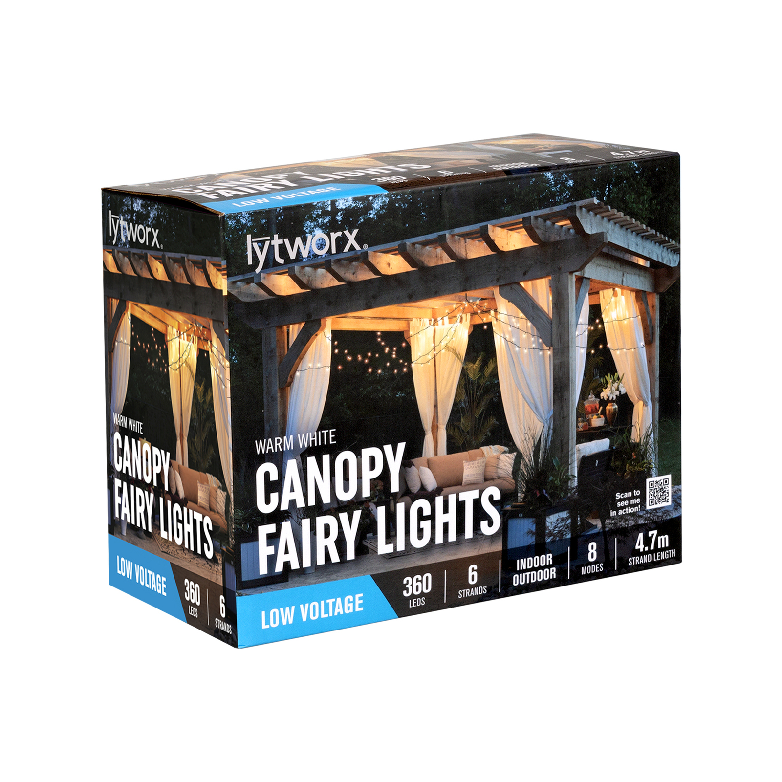 Lytworx 360 LED Warm White Canopy Fairy Light Bunnings Australia
