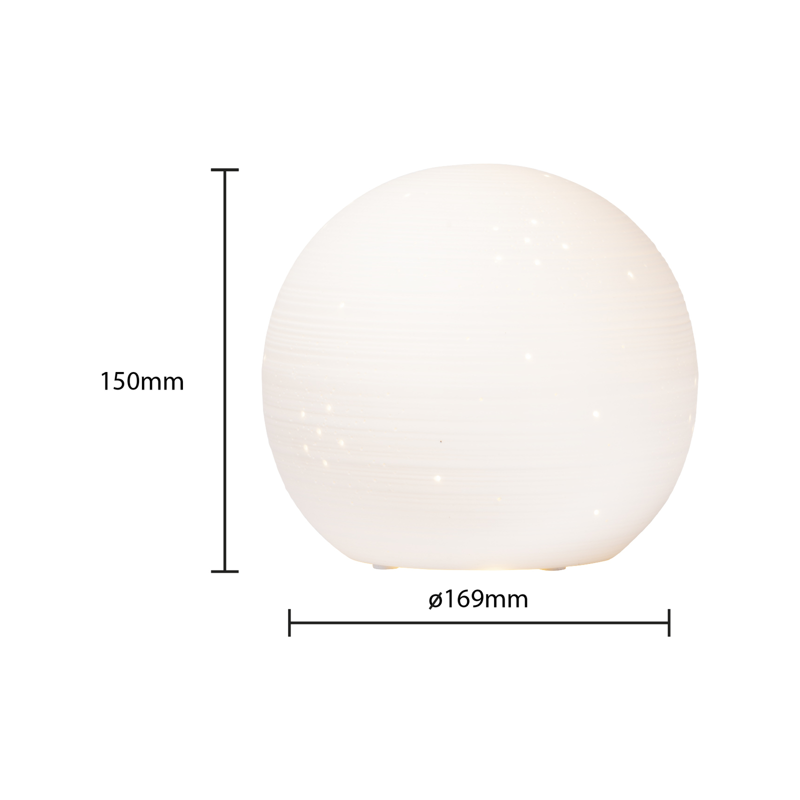 Mercator Ayla Porcelain Table Lamp Small Bunnings Australia