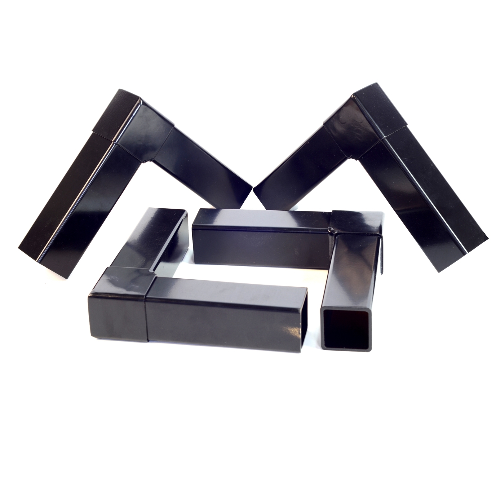 Protector Aluminium Black Easy Screen Gate Corner 4 Pack Bunnings