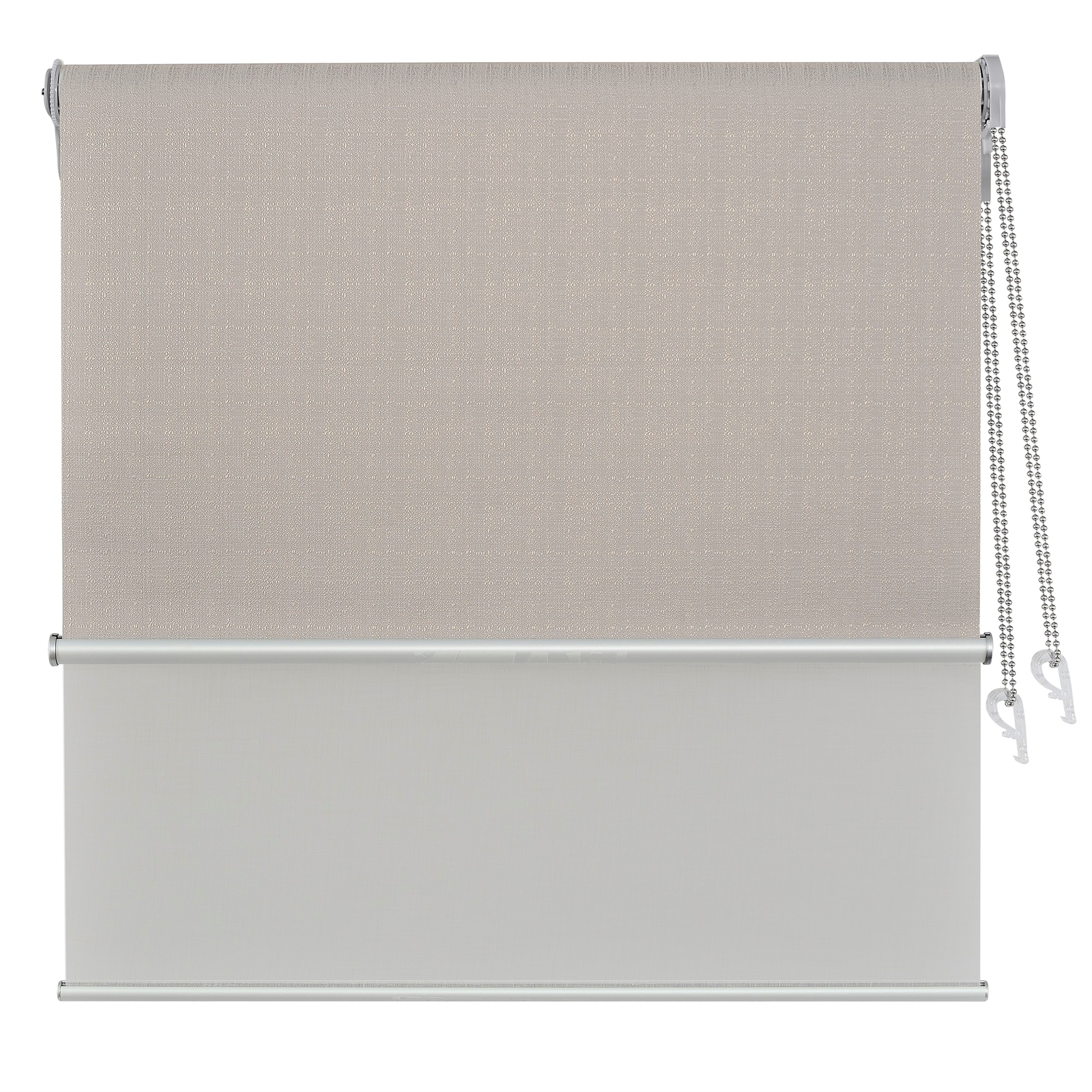 Markisol 240 x 240cm Hilton Indoor Day and Night Roller Blind Quartz