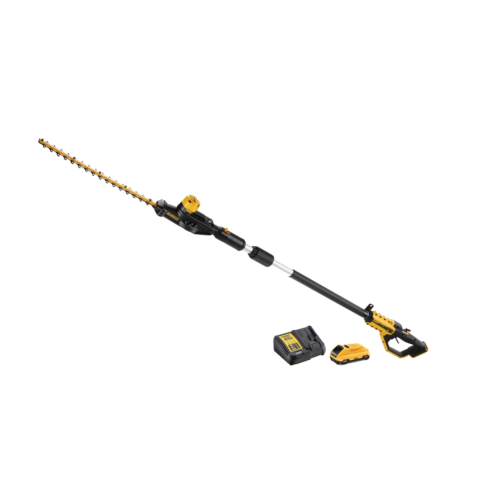 DeWALT 18V 3.0Ah Pole Hedge Trimmer Kit Bunnings Australia