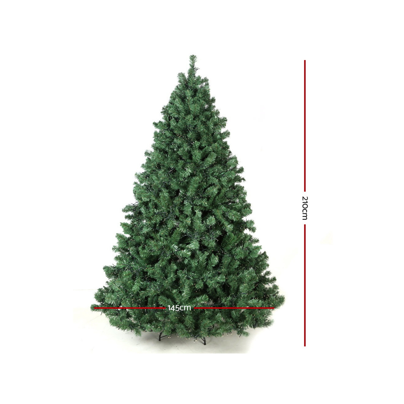 Jingle Jollys Christmas Tree 2.1M 7FT LED Light Pre Lit Green