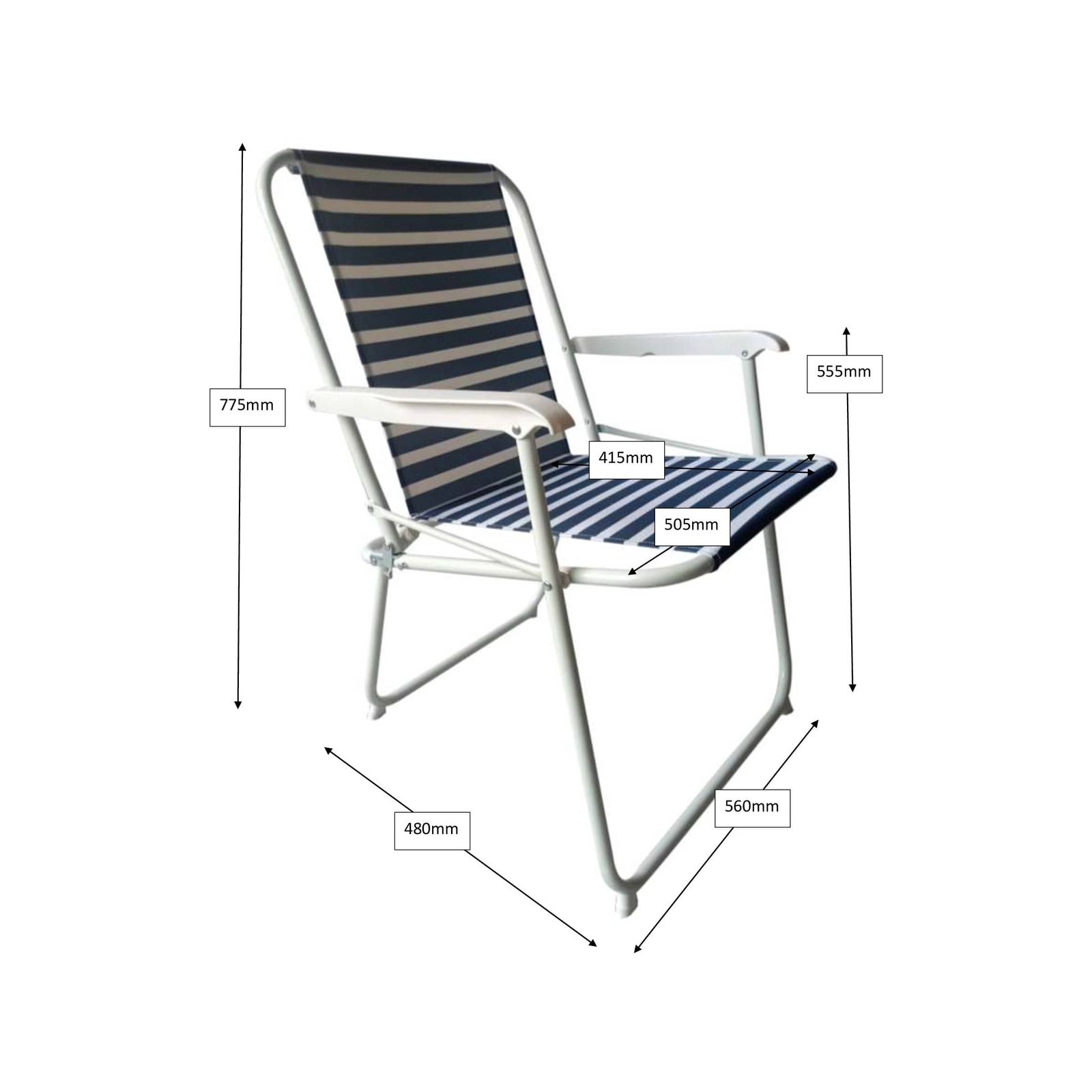 Marquee Blue Spring Tension Folding Chair Bunnings Australia