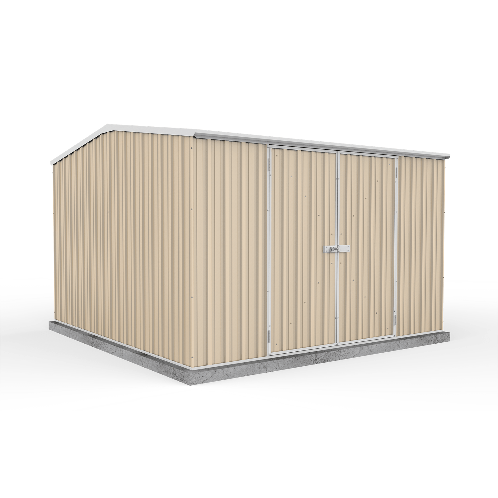 Absco Sheds 3.0 x 3.0 x 2.06m Premier Double Door Garden Shed Classic