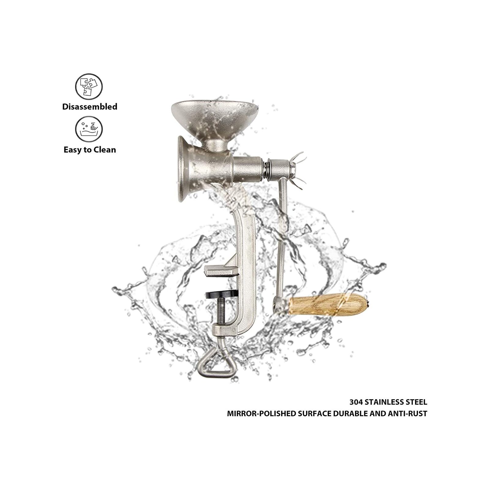 Manual Poppy Seed Grain Grinder Coffee Bean Corn Spice Bunnings Australia