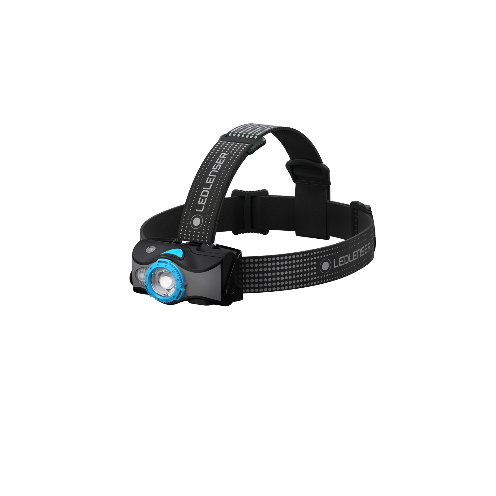 Ledlenser 600 Lumen Black And Blue Rechargeable Headlamp Torch