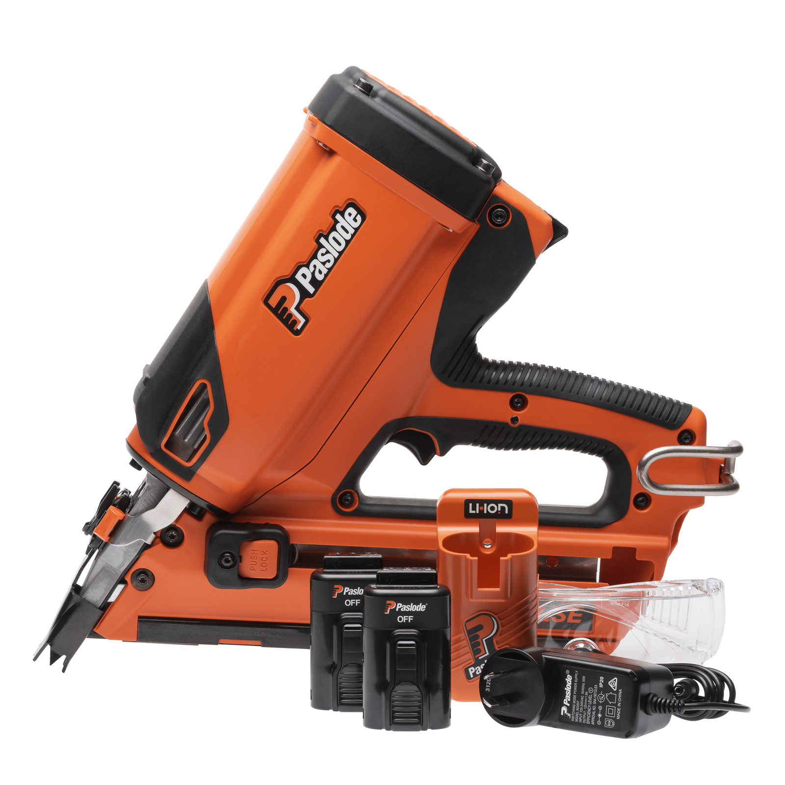 Paslode Cordless LithiumIon Impulse FrameMaster PowerVent Nail Gun