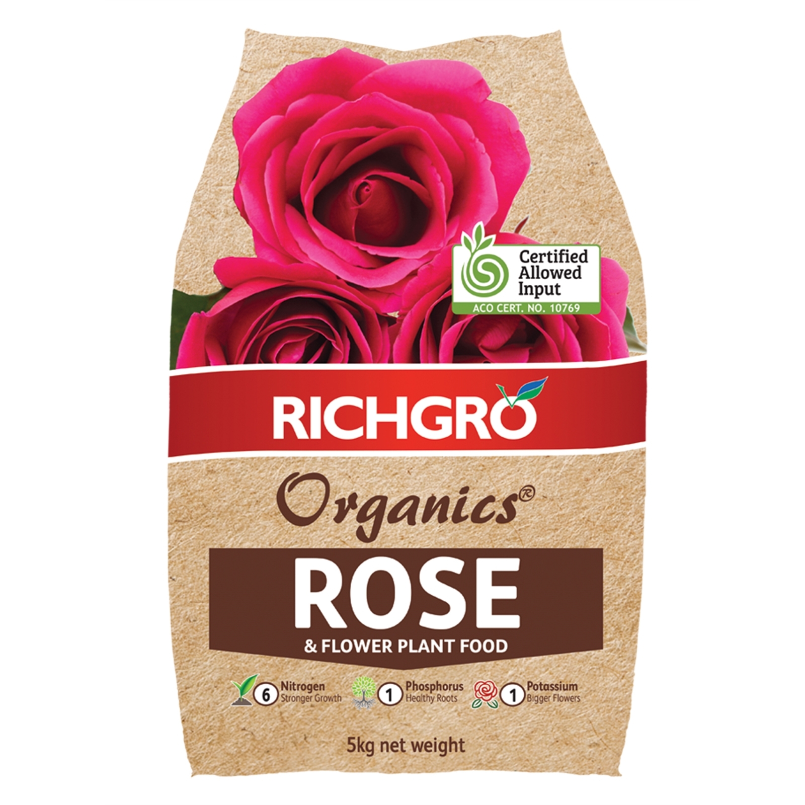 Richgro 5kg Organics Rose And Flower Plant Food Bunnings Australia