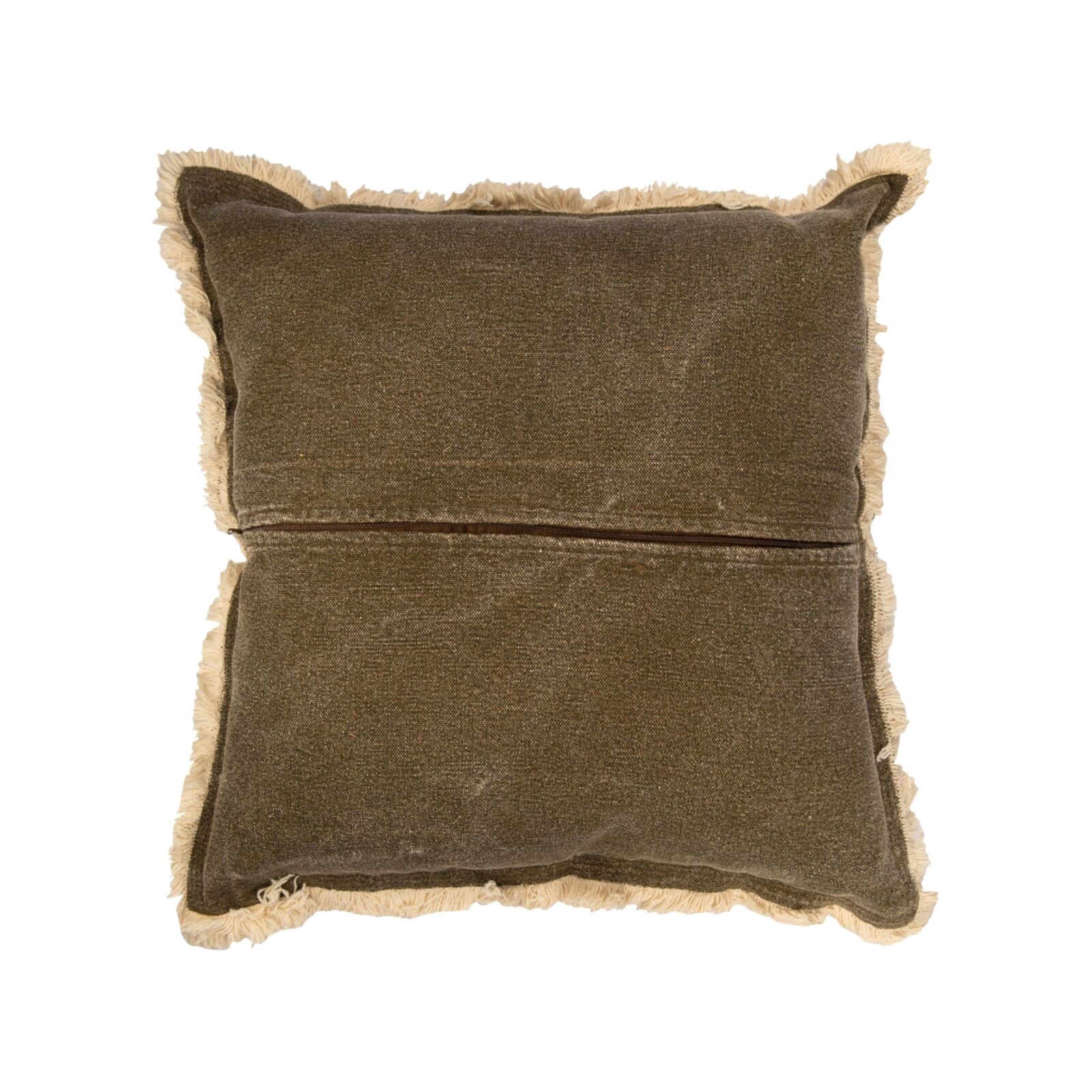 Canvas Club Sahara Cushion with Insert 55x55cm Brown Bunnings Australia