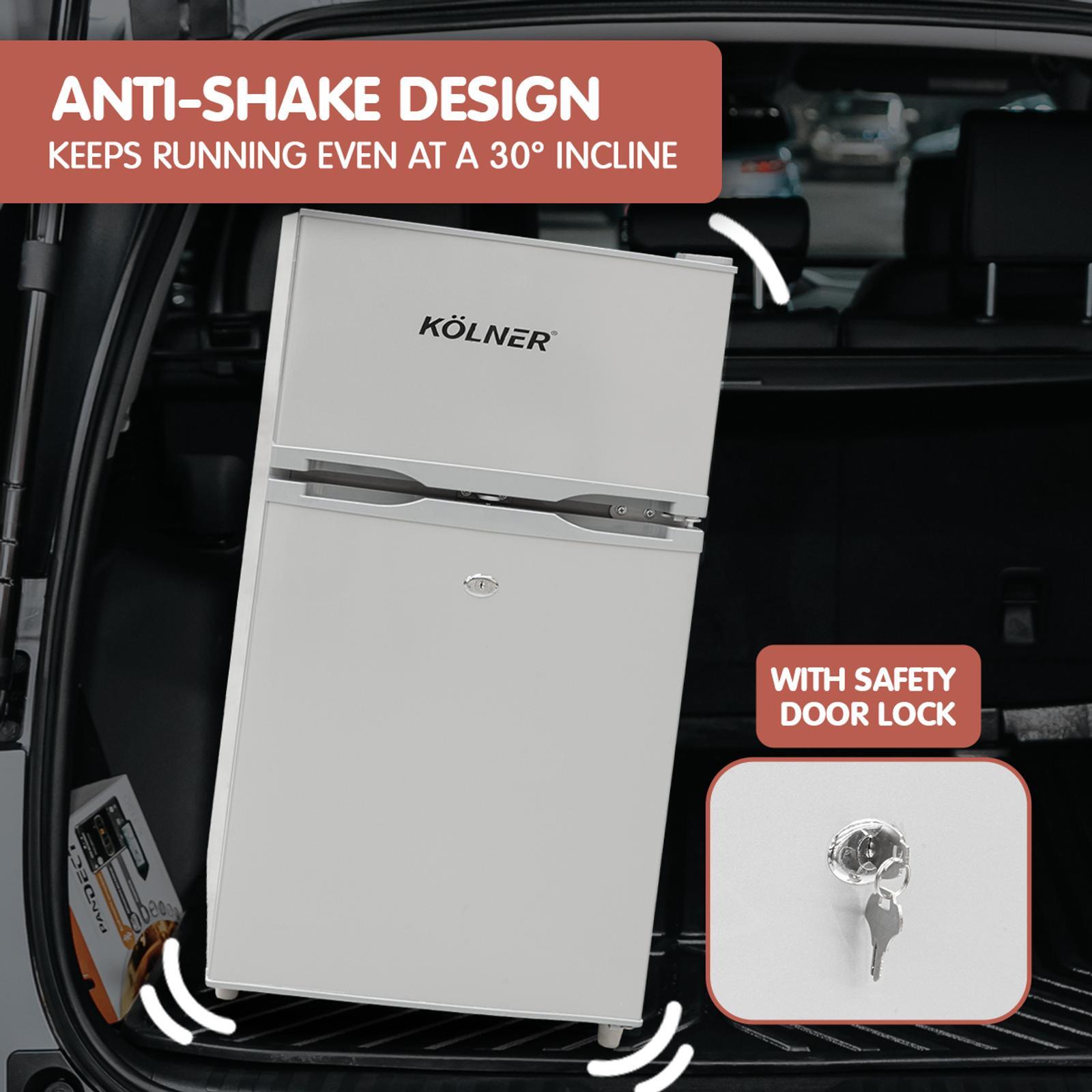 Kolner 105L Portable Upright Camping Fridge Freezer Bunnings Australia