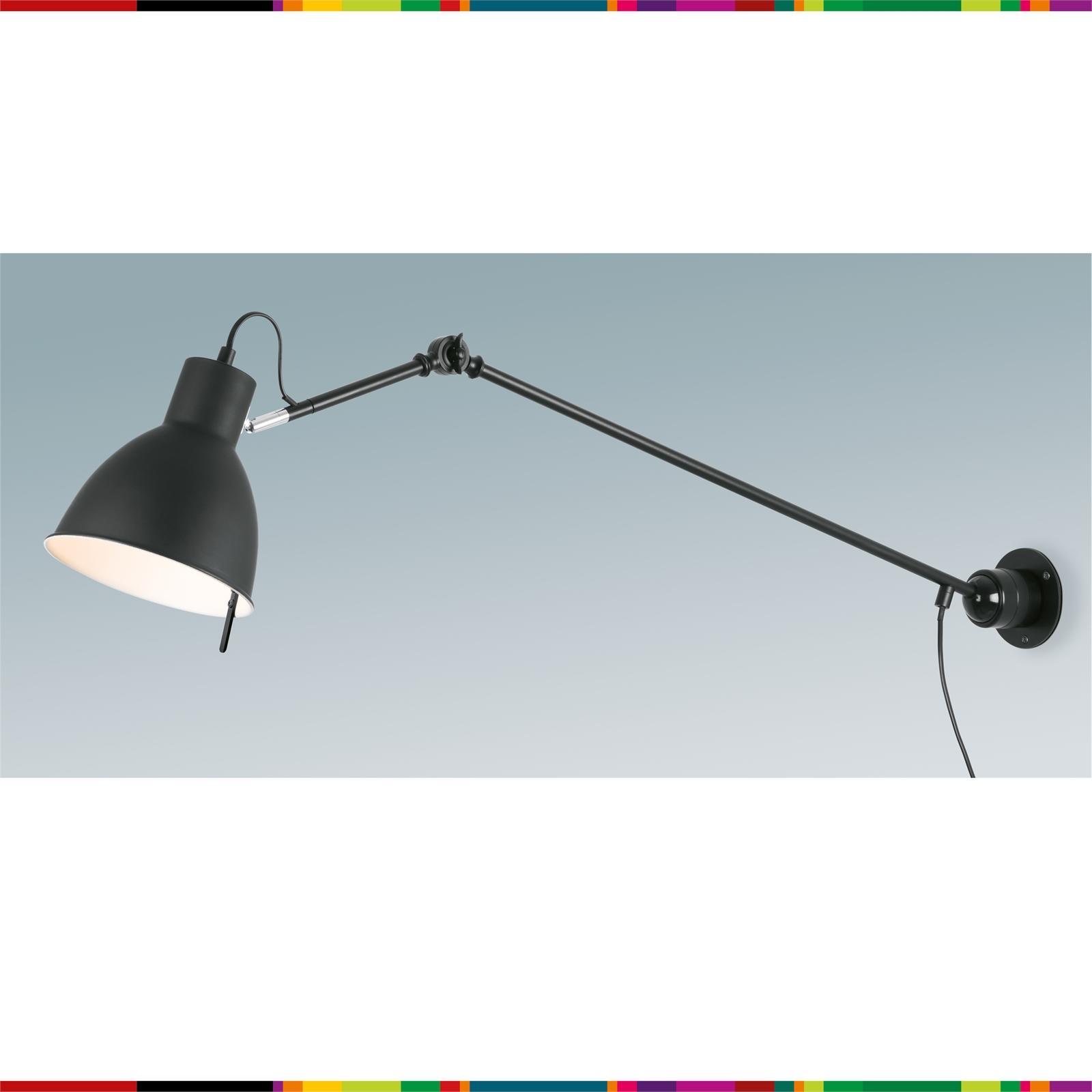 Verve Design Black Harper DIY Wall Light With Long Arm Bunnings New