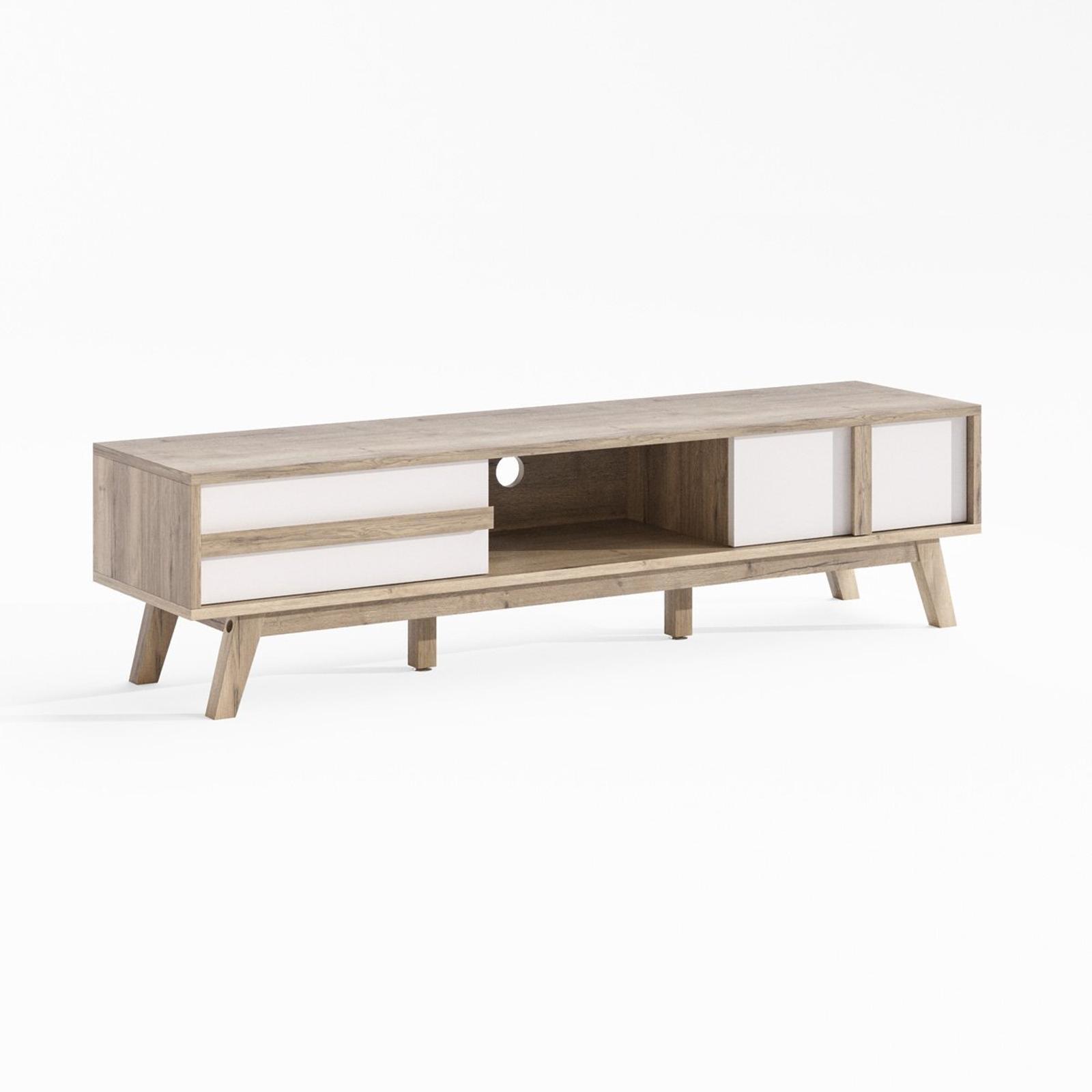 Wooden TV Stand Entertainment Unit (160cm) Bunnings Australia