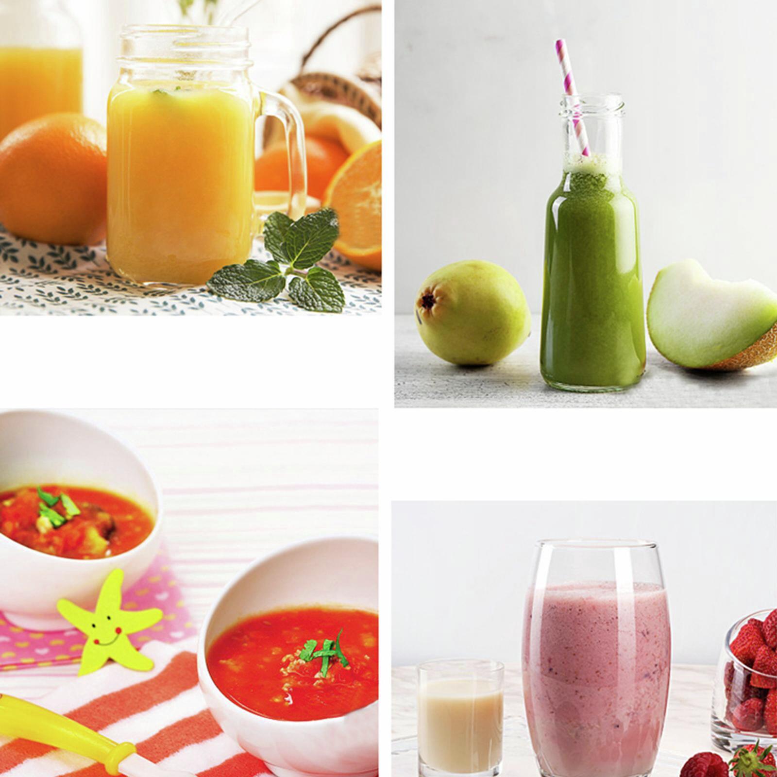 SOGA Portable Mini USB Rechargeable Handheld Juicer White Bunnings