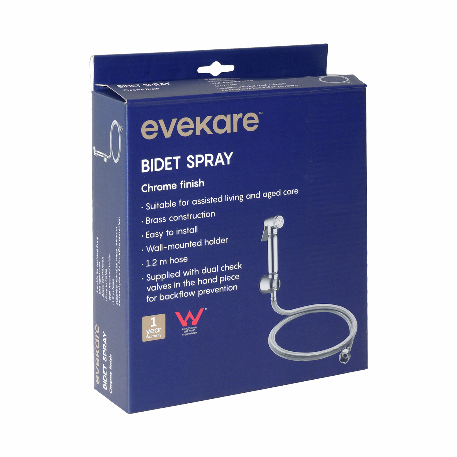 evekare Chrome Bidet Spray Bunnings Australia