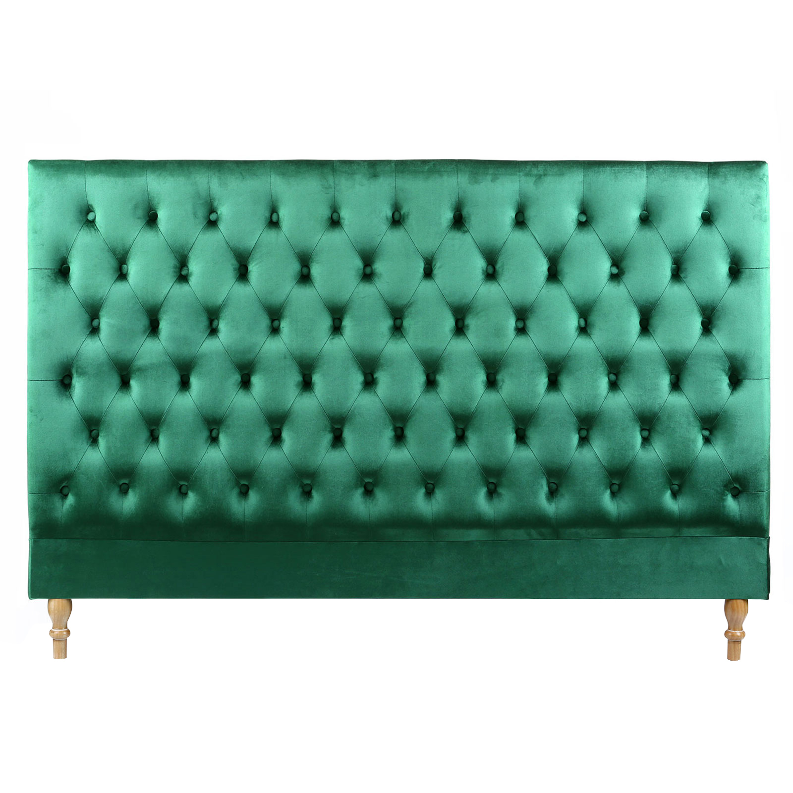 Black Mango Charlotte Chesterfield Emerald Velvet King Bedhead Bunnings Australia