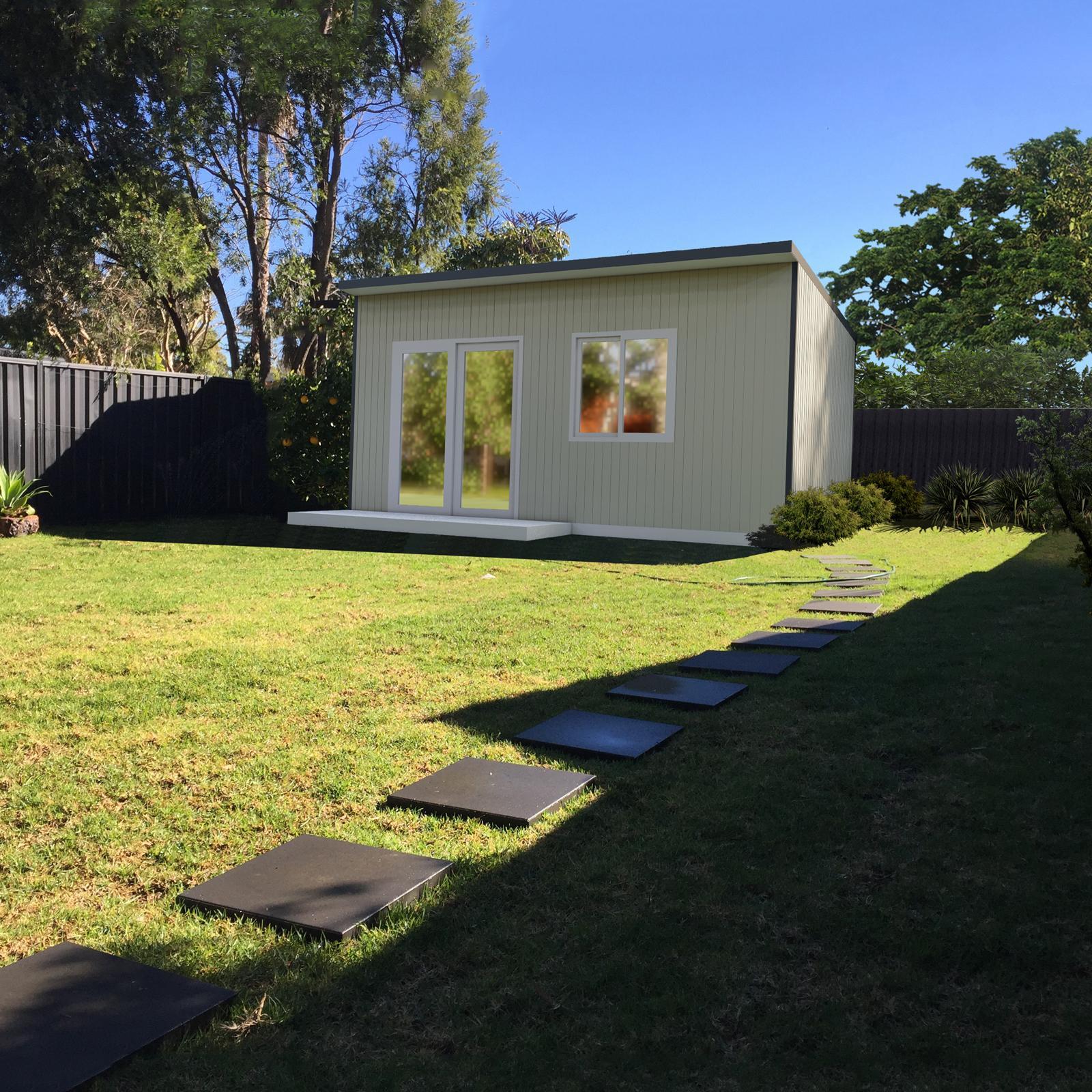 Quick Built 5.4m x 3.6m Studio Incl Floor Outdoor Structure Bunnings