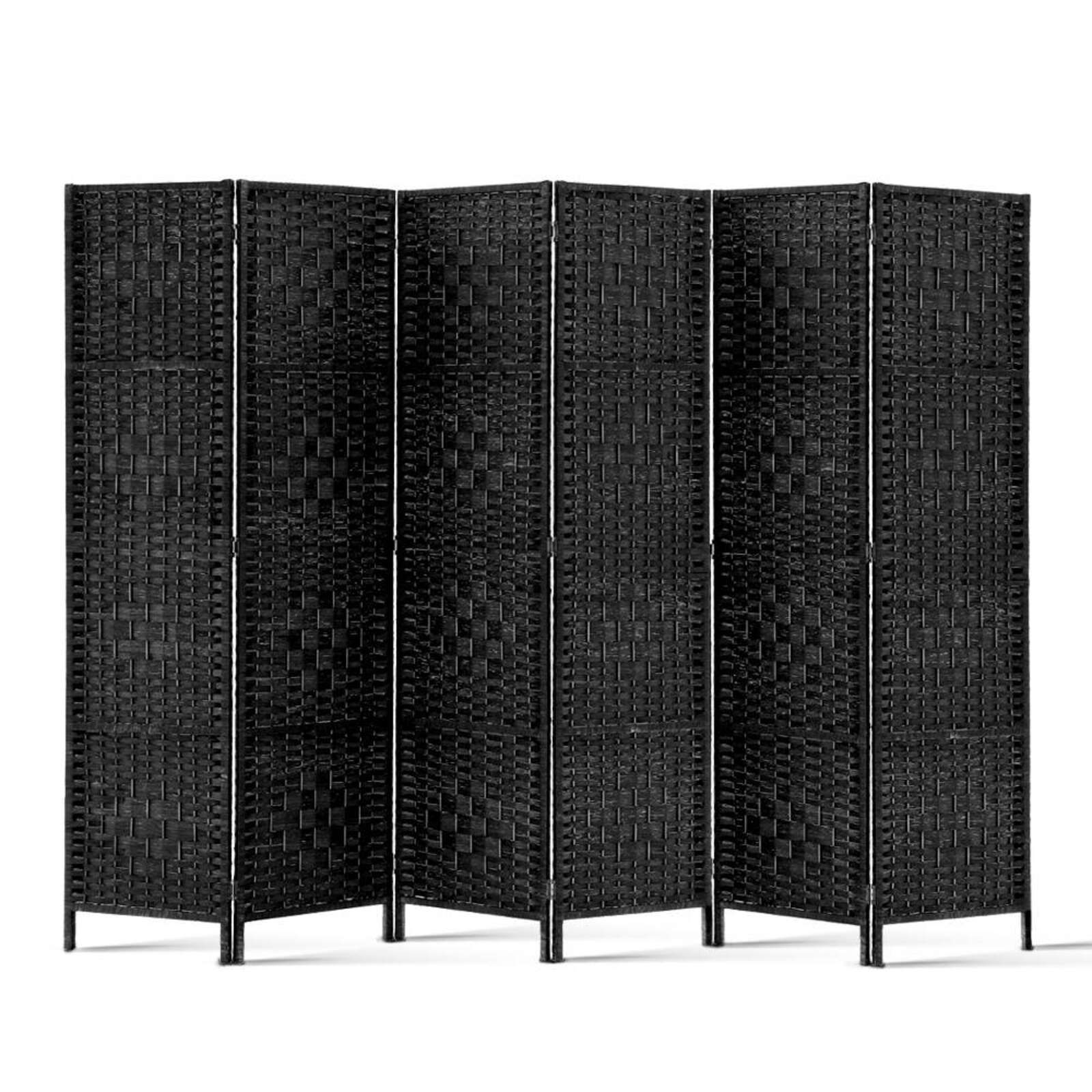 Artiss 6 Panel Room Divider Screen Privacy Rattan Timber Dividers Woven