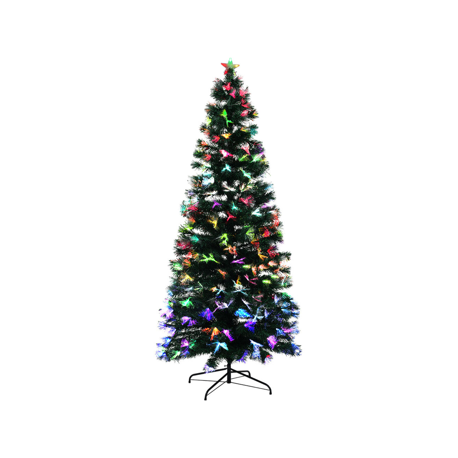 Jingle Jollys Christmas Tree 2.1M 7FT LED Xmas Multi Colour Lights